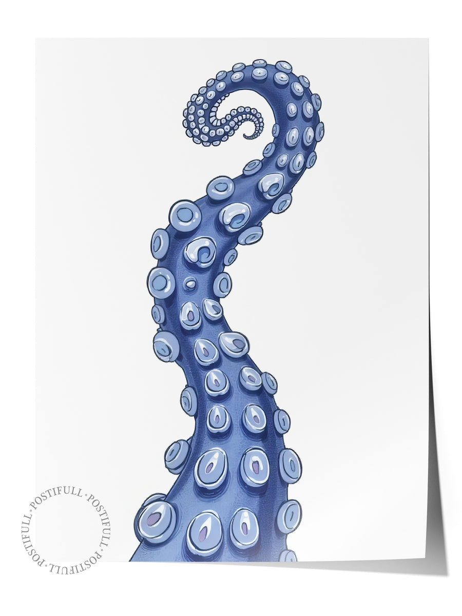Ahtapotun Dokunaçları Poster Yaz Seçkisi Çerçevesiz Poster