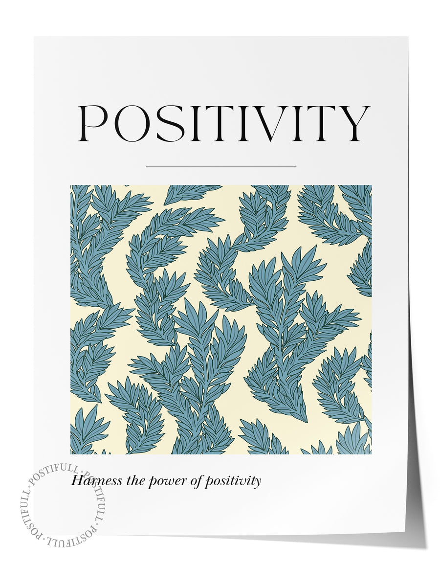POSITIVITY Poster Yaz Seçkisi Çerçevesiz Poster