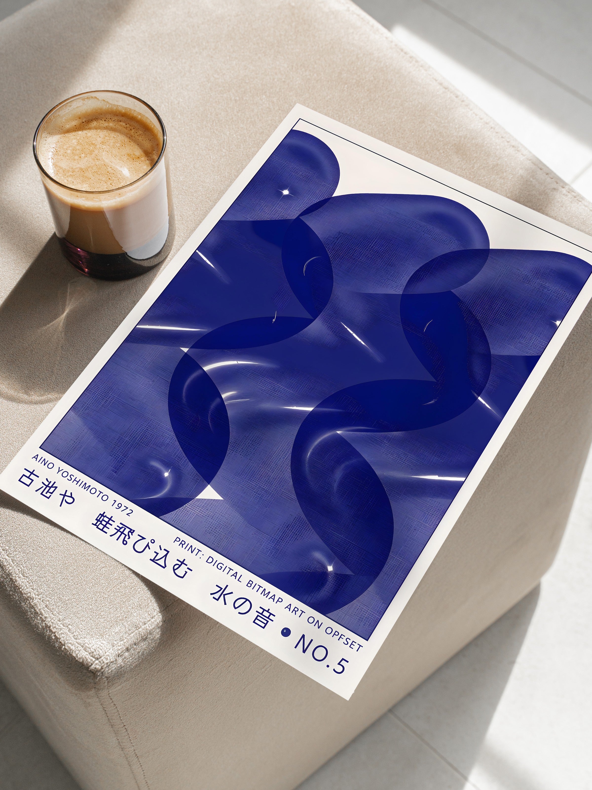 Çerçevesiz Poster, Aiko Yoshimot - 2, Comfort Serisi Duvar Posteri, NO:108973