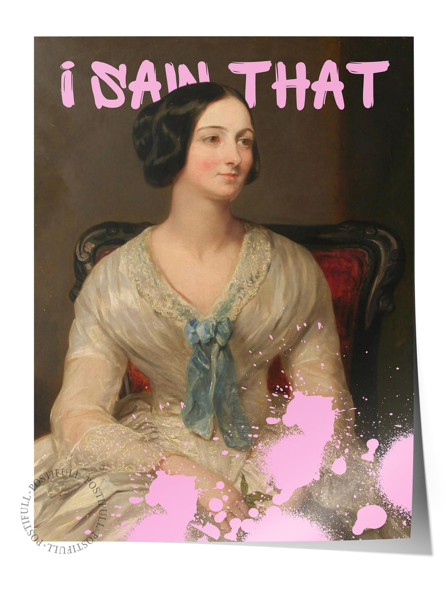 İ SAİD THAT Alternatif Sanat Çerçevesiz Poster