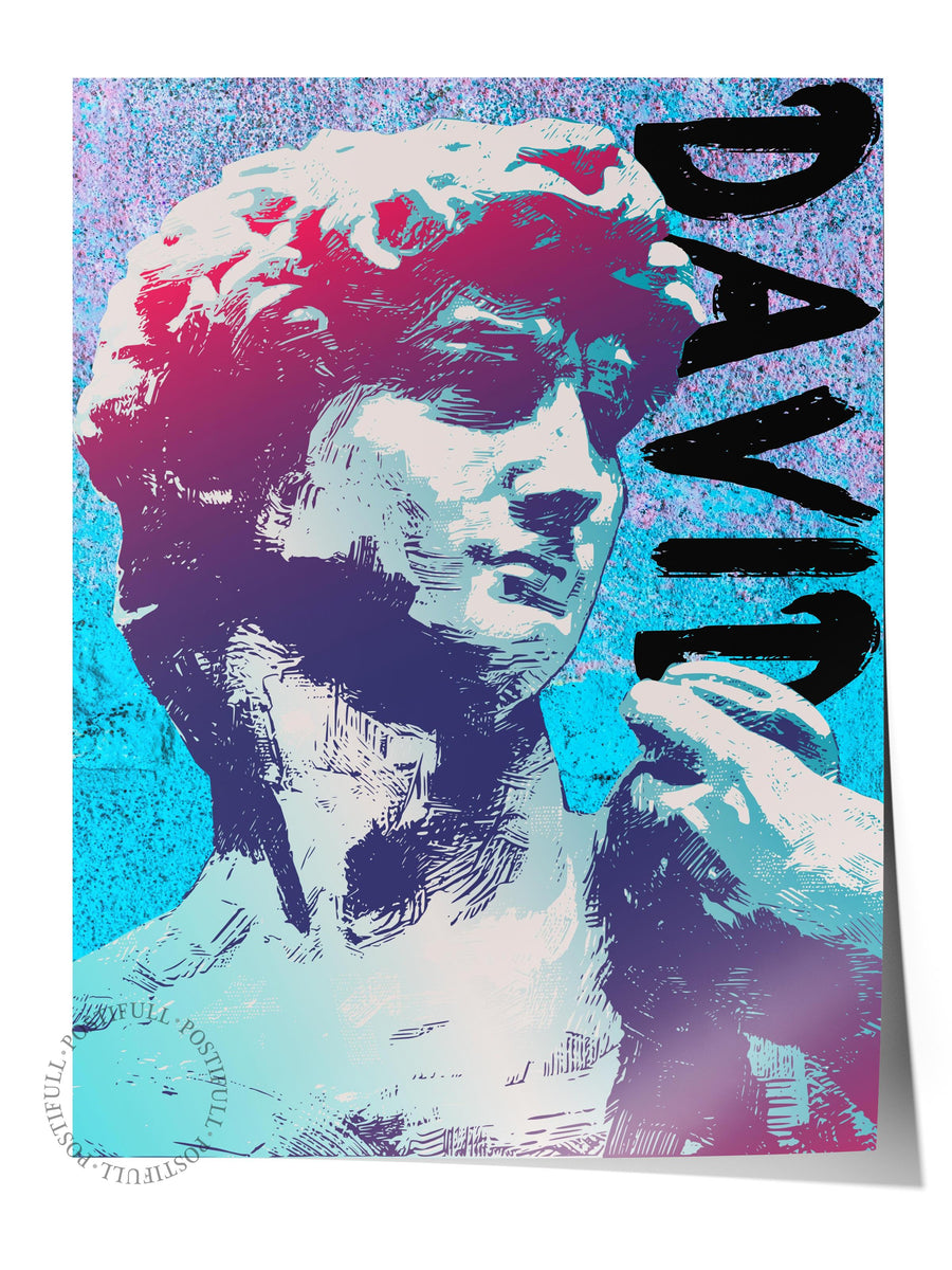 DAVID Alternatif Sanat Çerçevesiz Poster