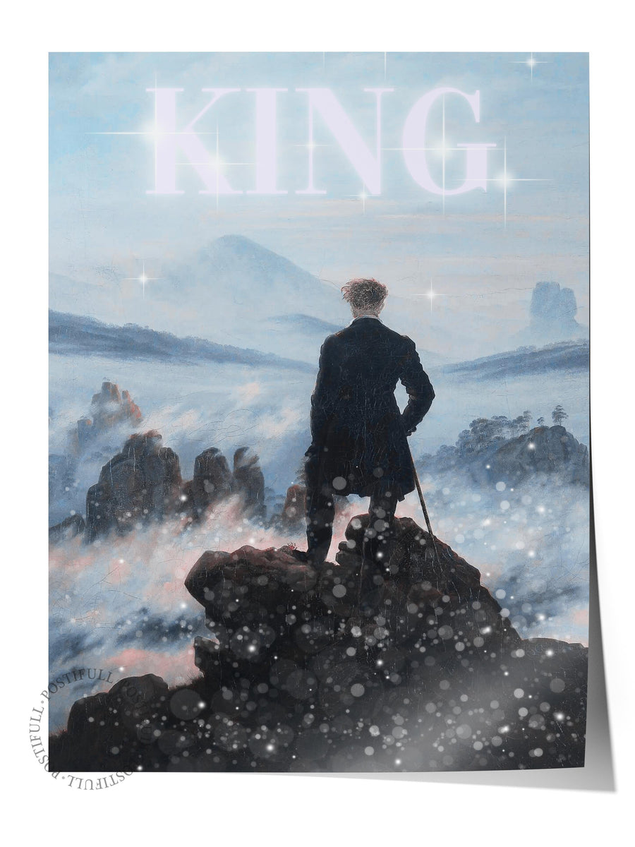 KING Çerçevesiz Poster