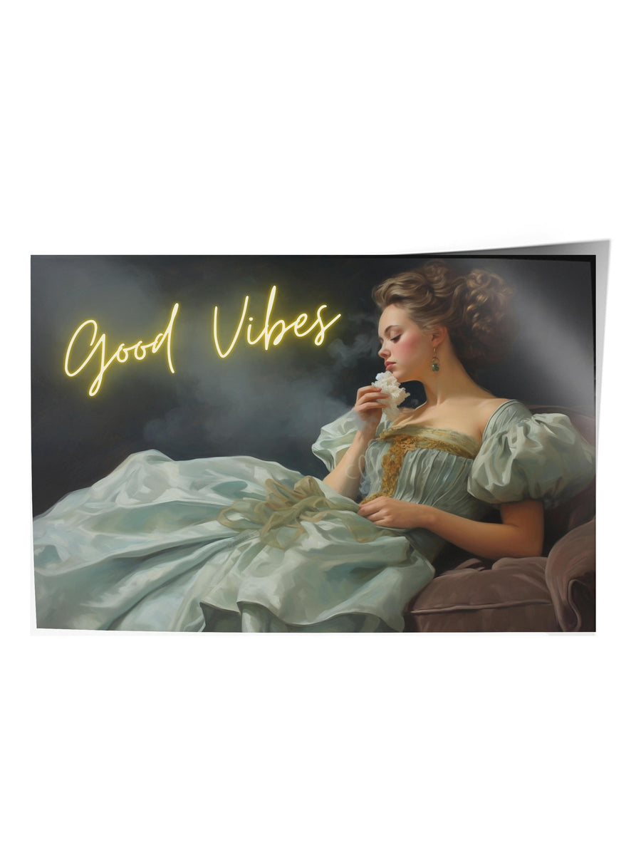 Good Vibes Alternatif Sanat Çerçevesiz Poster