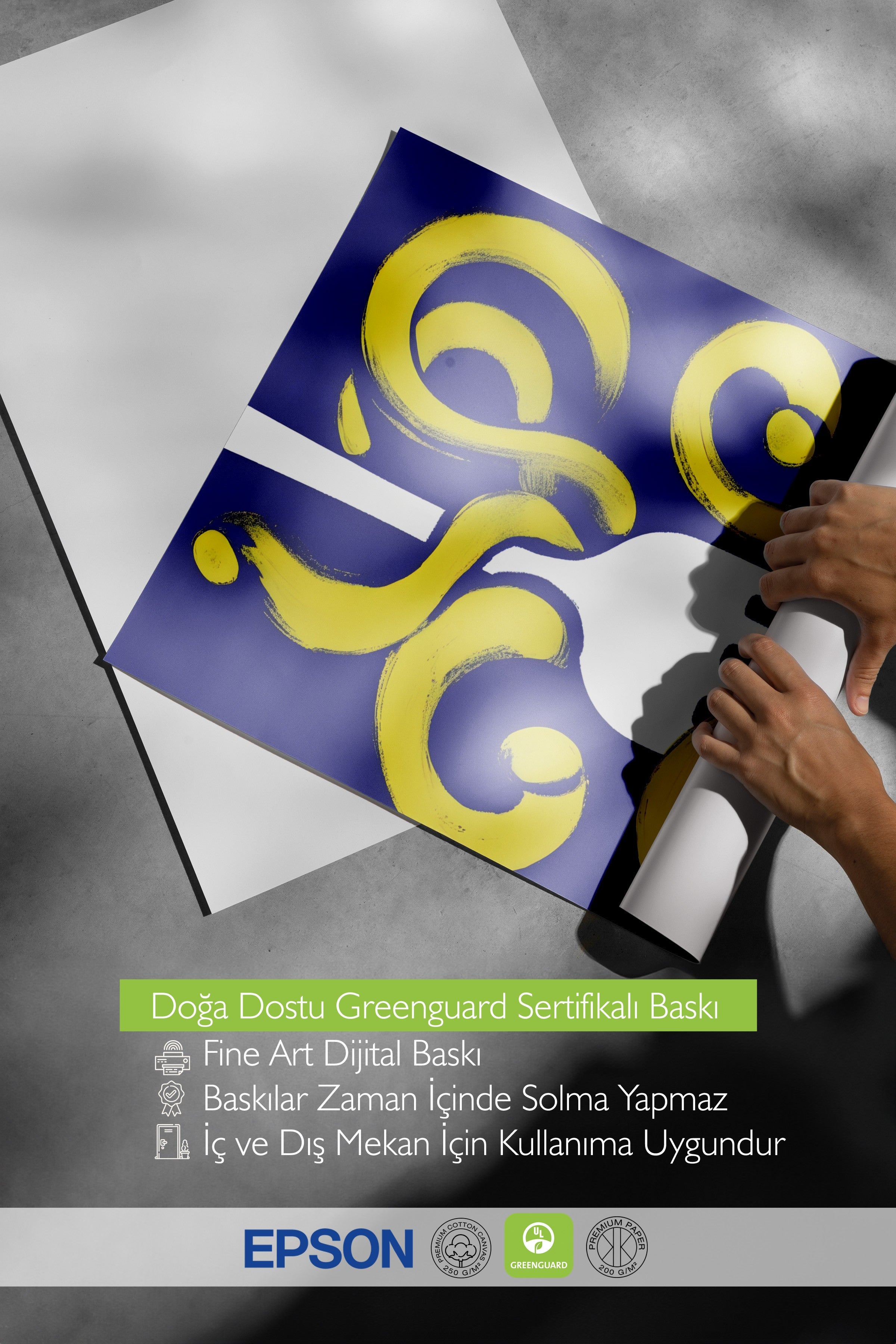 Çerçevesiz Poster, Art of Fork, Comfort Serisi Mutfak Duvar Posteri, NO:109135