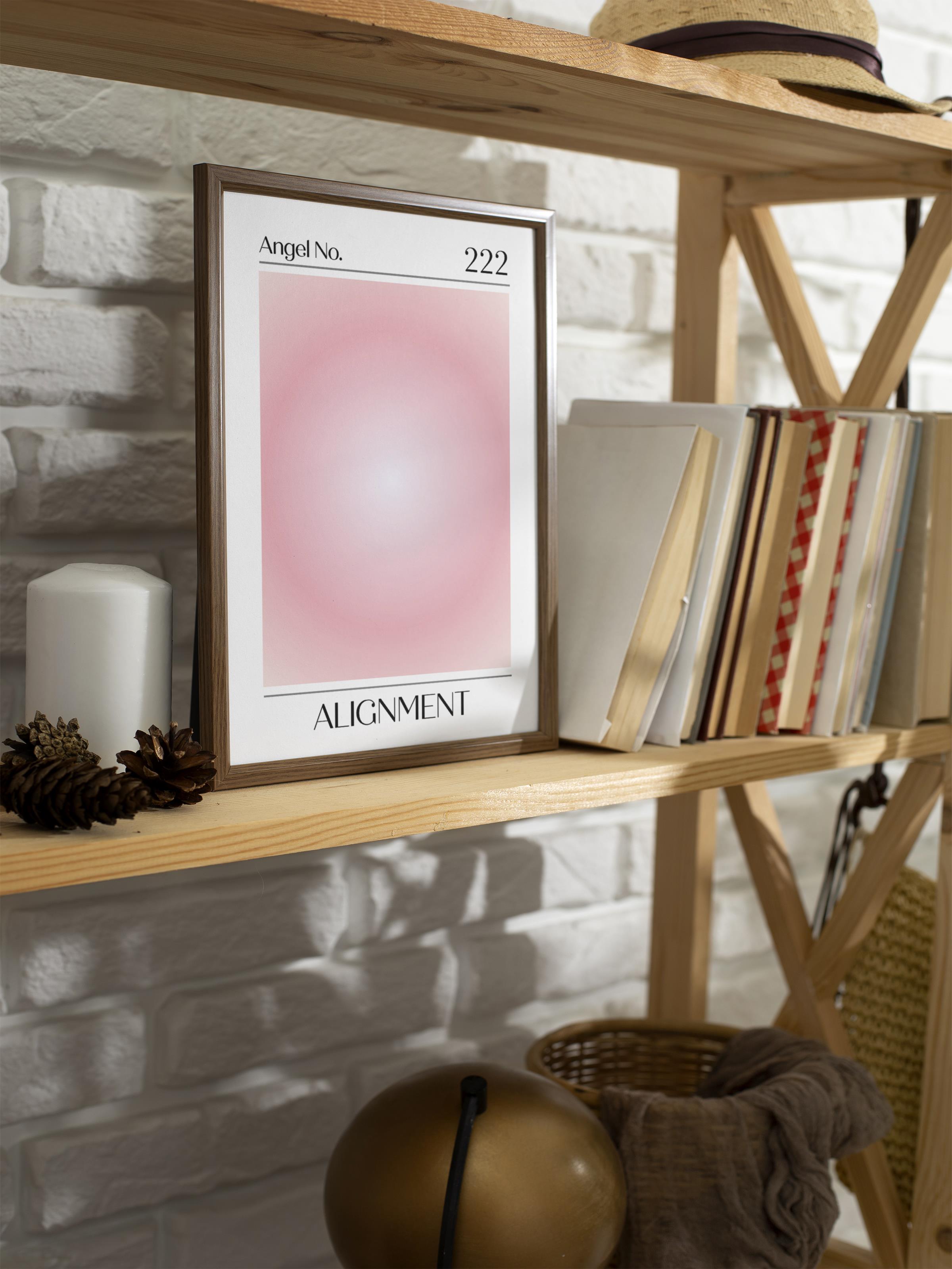 Çerçevesiz Poster, Aura Serisi NO:101 - Treat Yourself with Kidness, Melek Numaraları, Renkli Poster