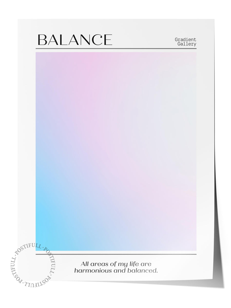 BALANCE Aura Çerçevesiz Poster