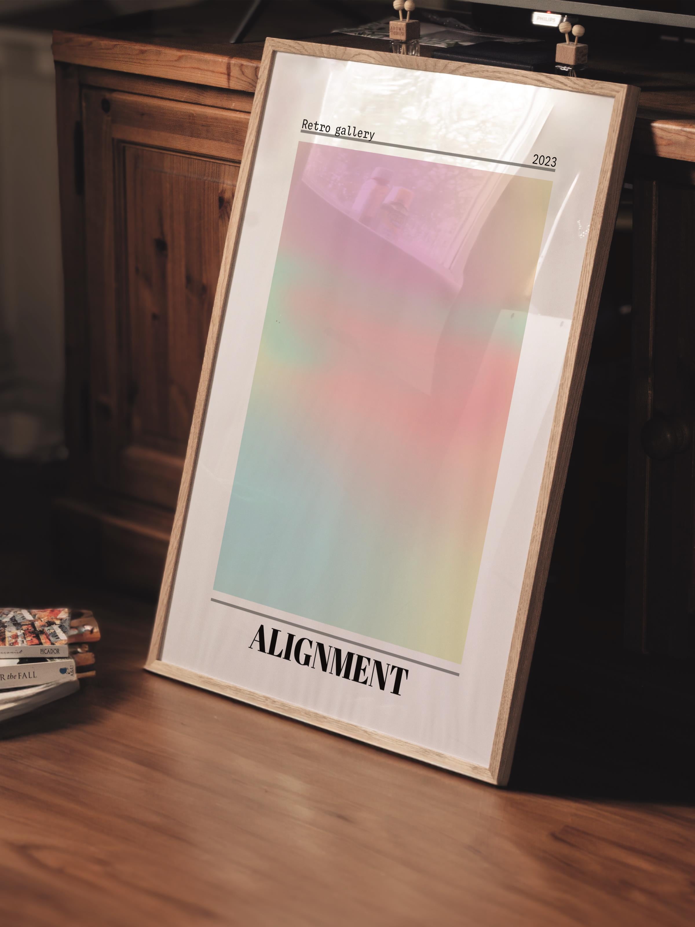 Çerçevesiz Poster, Aura Serisi NO:186 - Alignment Karışık Aura, Melek Numaraları, Renkli Poster