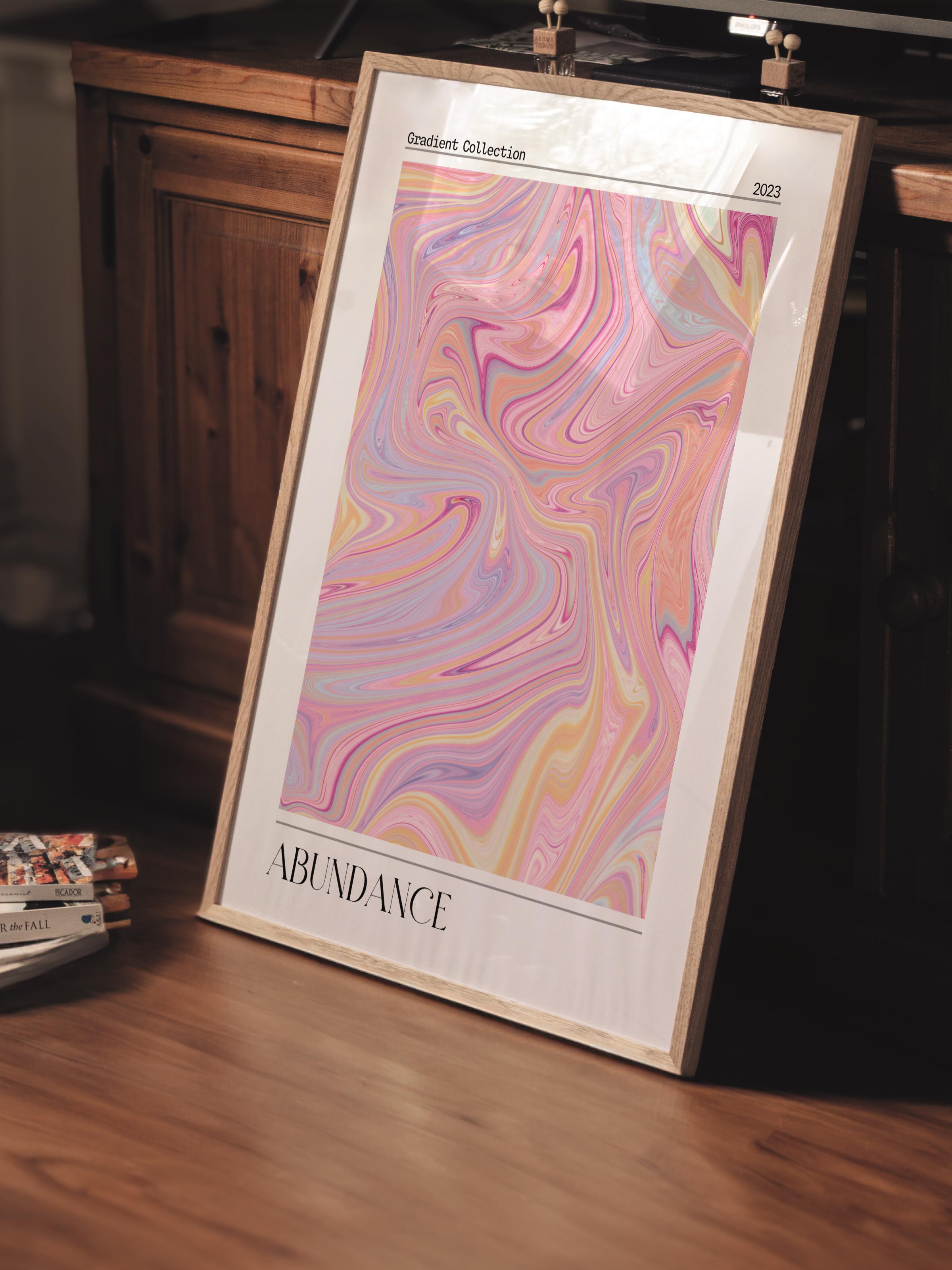 Çerçevesiz Poster, Aura Serisi NO:188 - Renkli Aura, Melek Numaraları, Renkli Poster