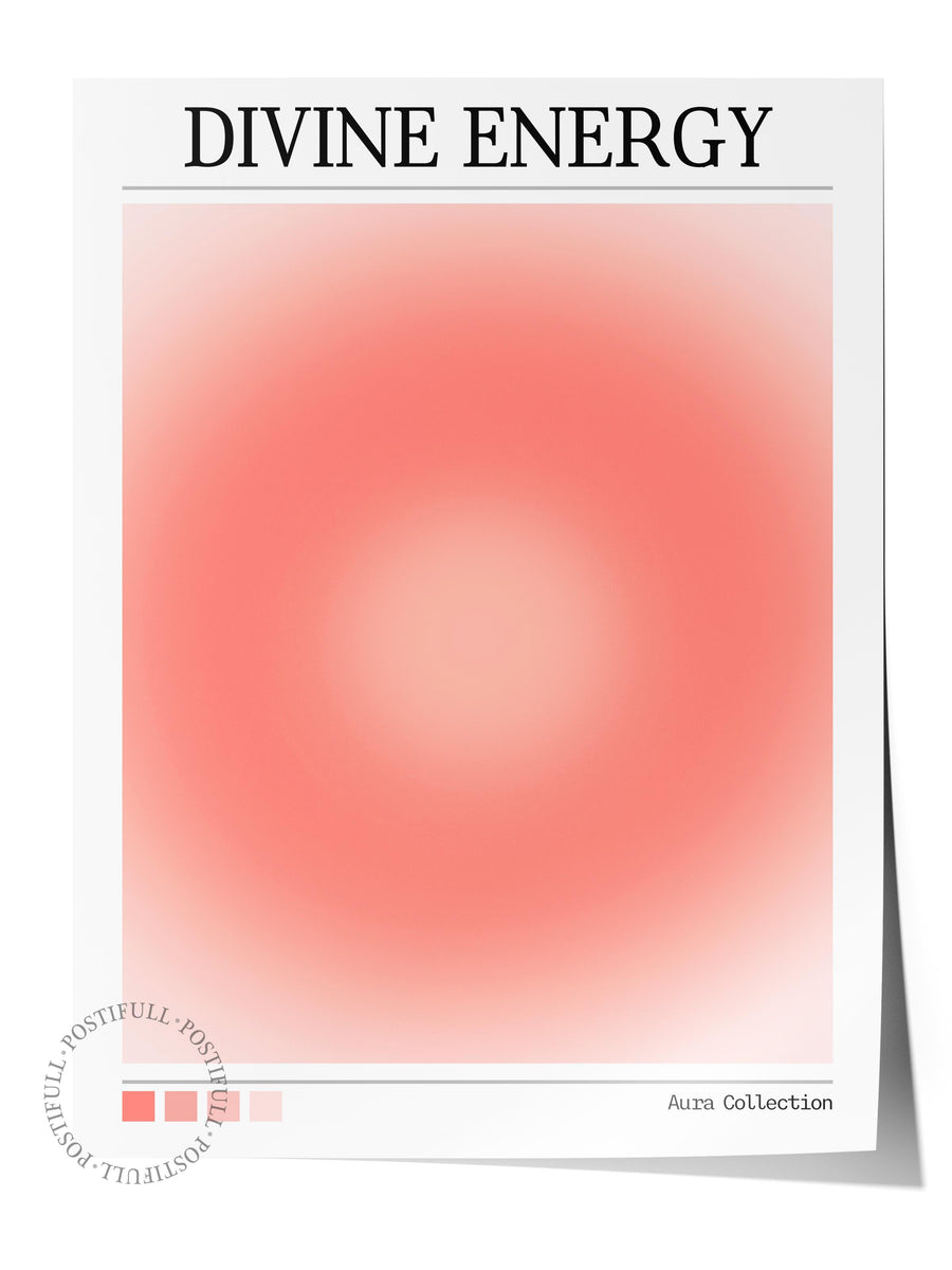 İlahi Enerji Aura Yayılımı Çerçevesiz Poster