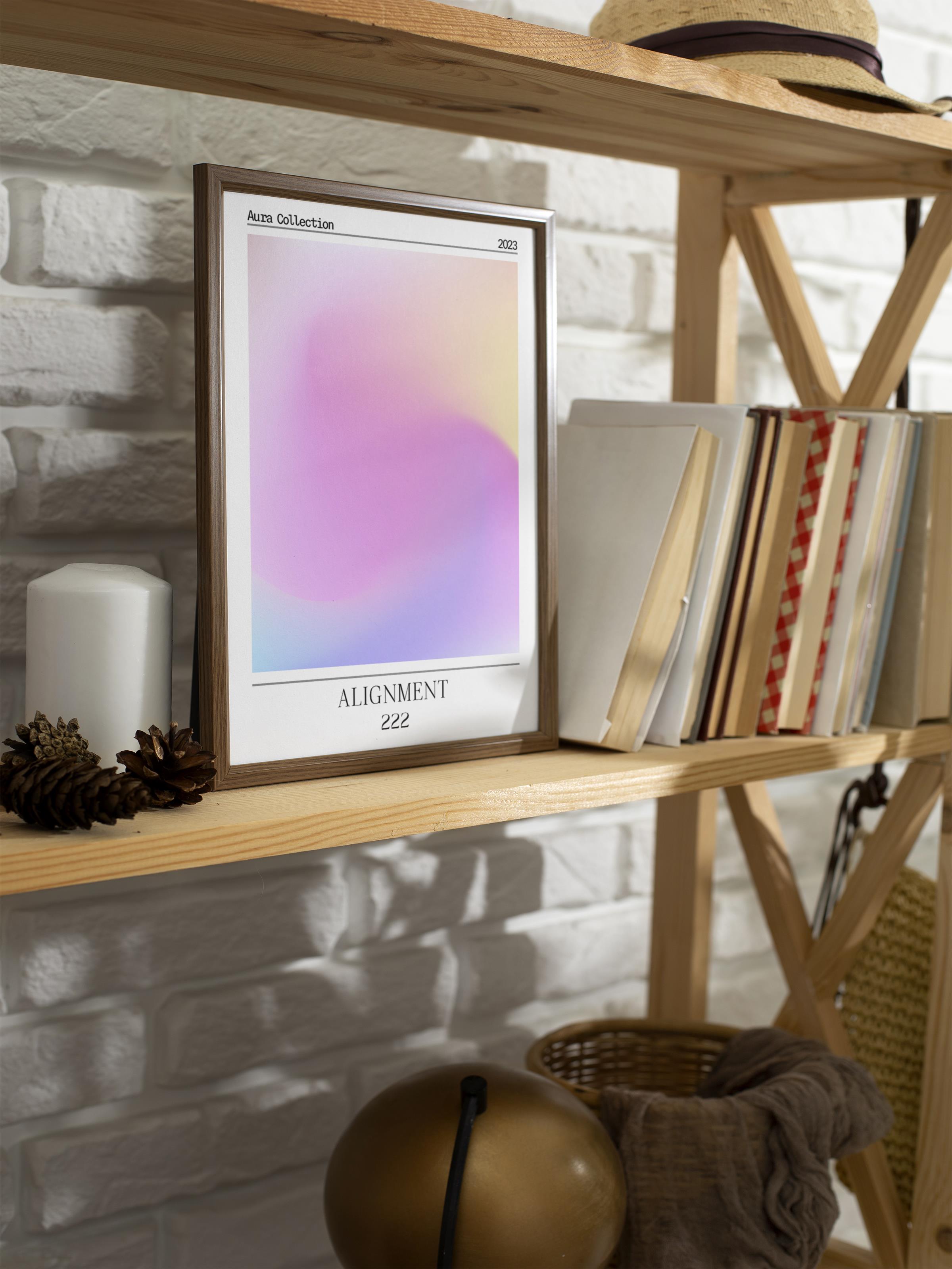 Çerçevesiz Poster, Aura Serisi NO:83 - Alignment, Melek Numaraları, Renkli Poster