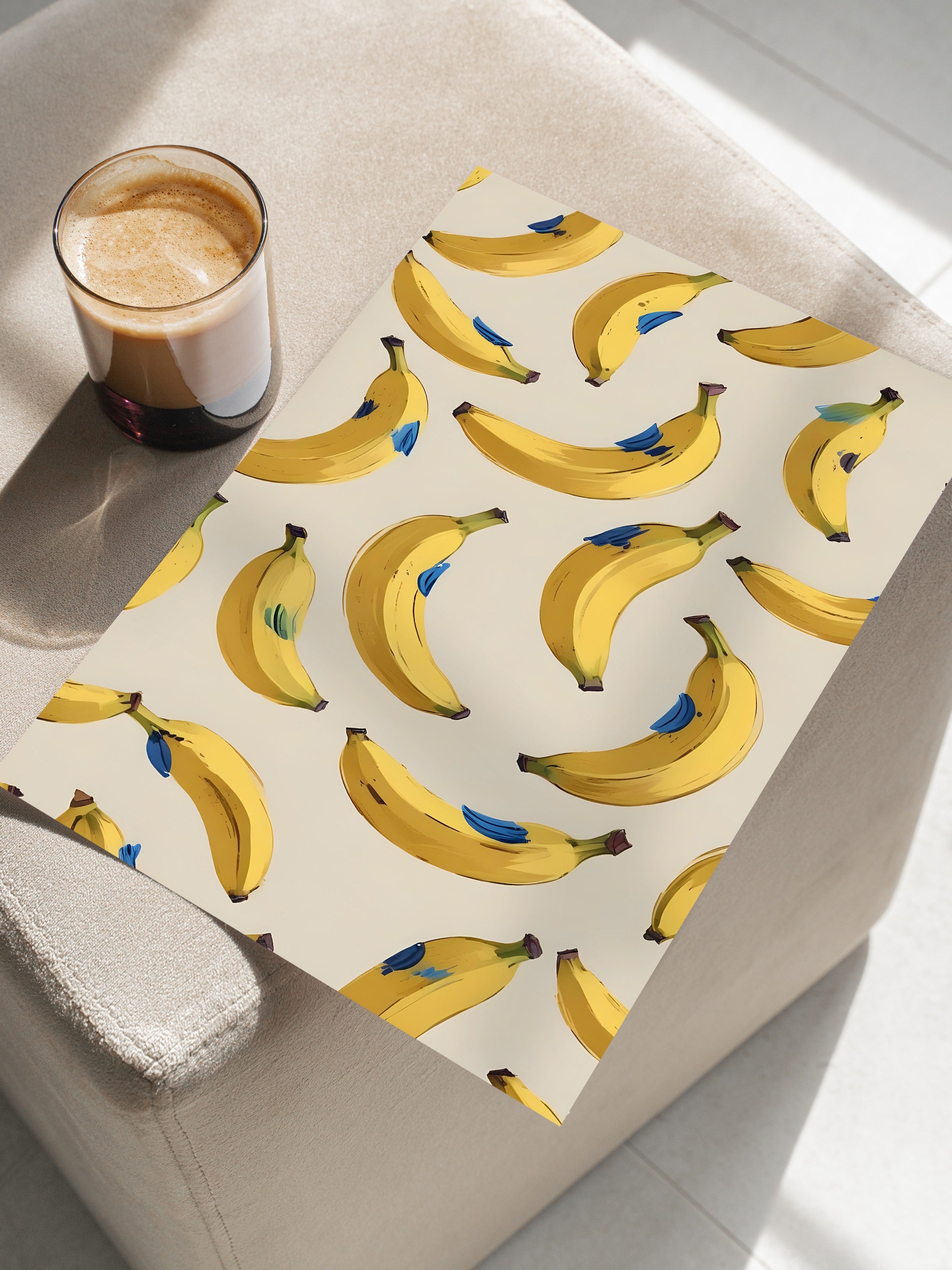 Çerçevesiz Poster, Bananas, Comfort Serisi Mutfak Duvar Posteri, NO:109140