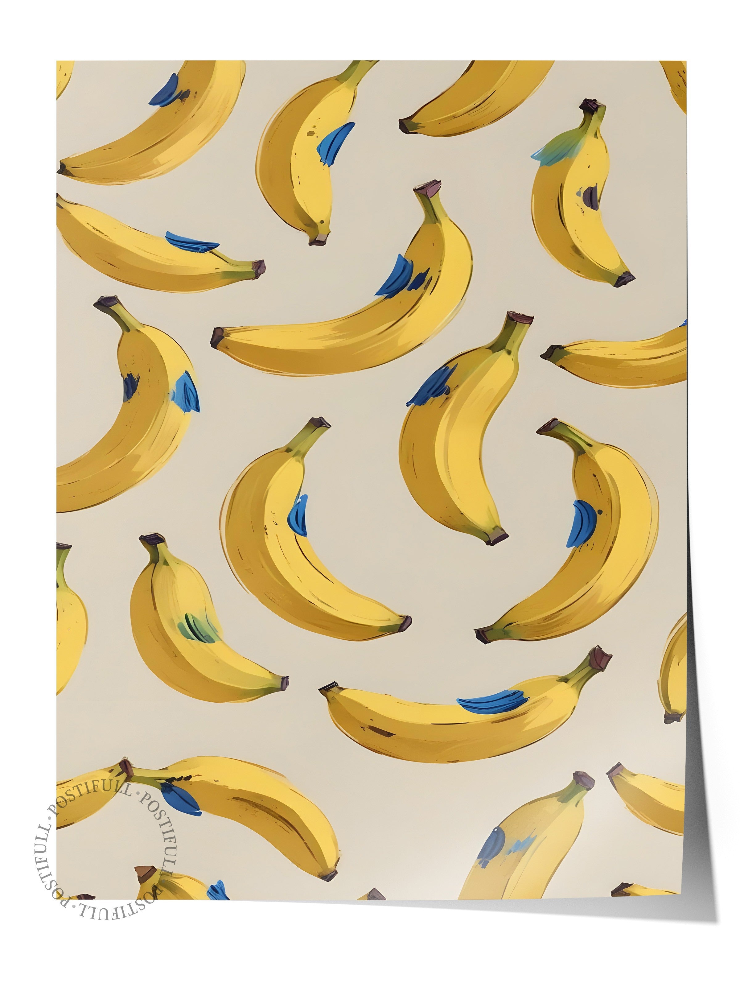 Çerçevesiz Poster, Bananas, Comfort Serisi Mutfak Duvar Posteri, NO:109140