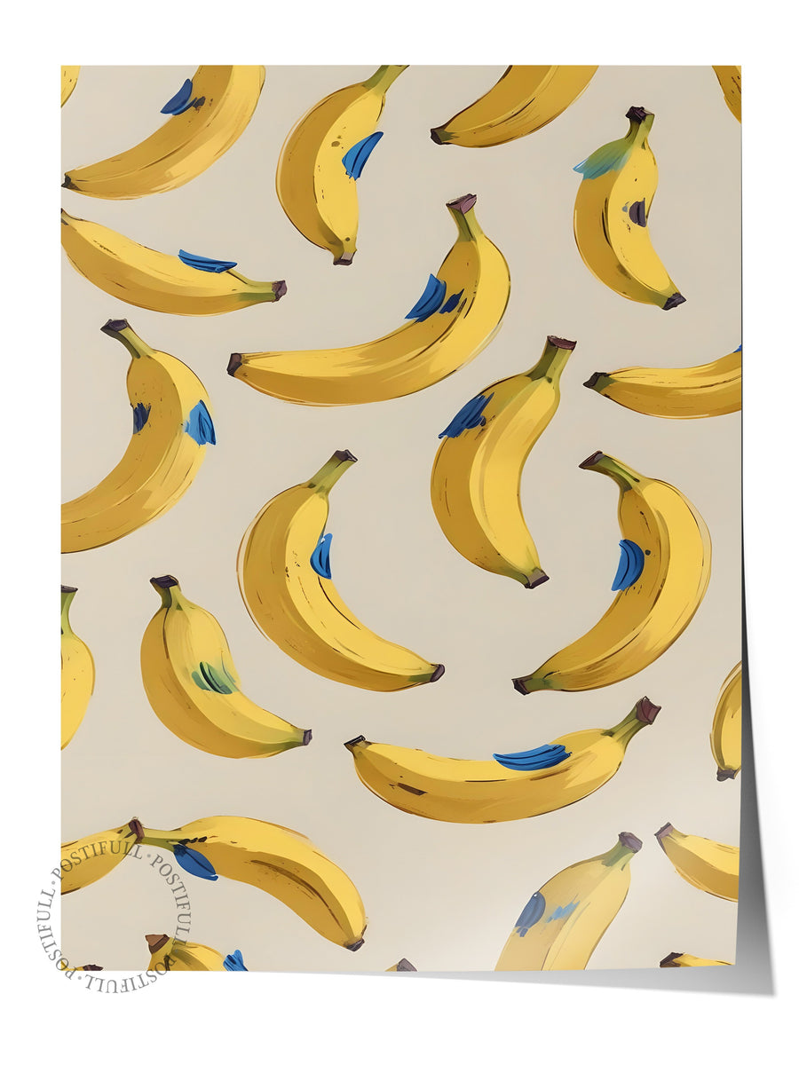 Çerçevesiz Poster, Bananas, Comfort Serisi Mutfak Duvar Posteri, NO:109140