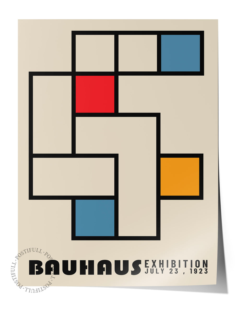 Bauhaus Exhibition July 23, 1923 Çerçevesiz Poster