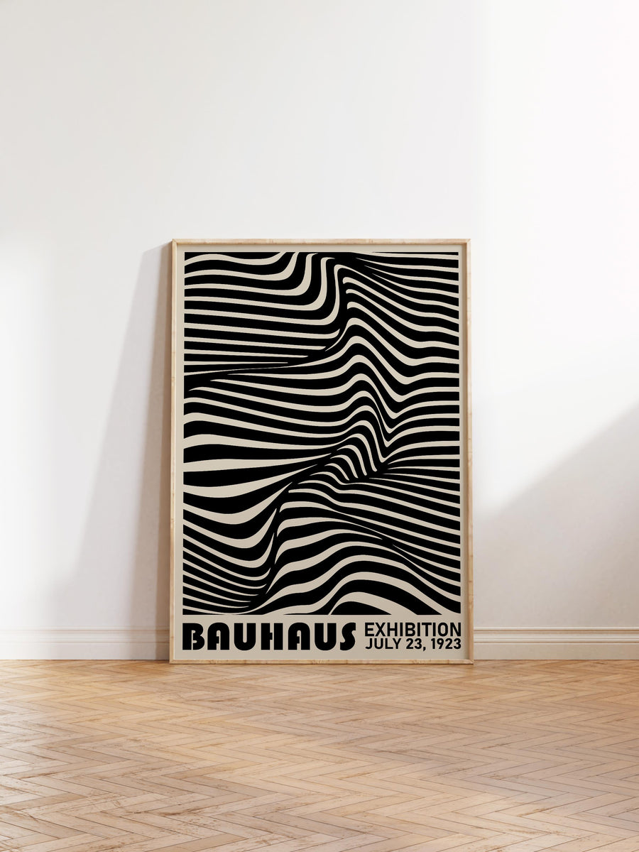 Farklı Tonlarda BAUHAUS EXHIBITION JULY 23, 1923 Çerçevesiz Poster