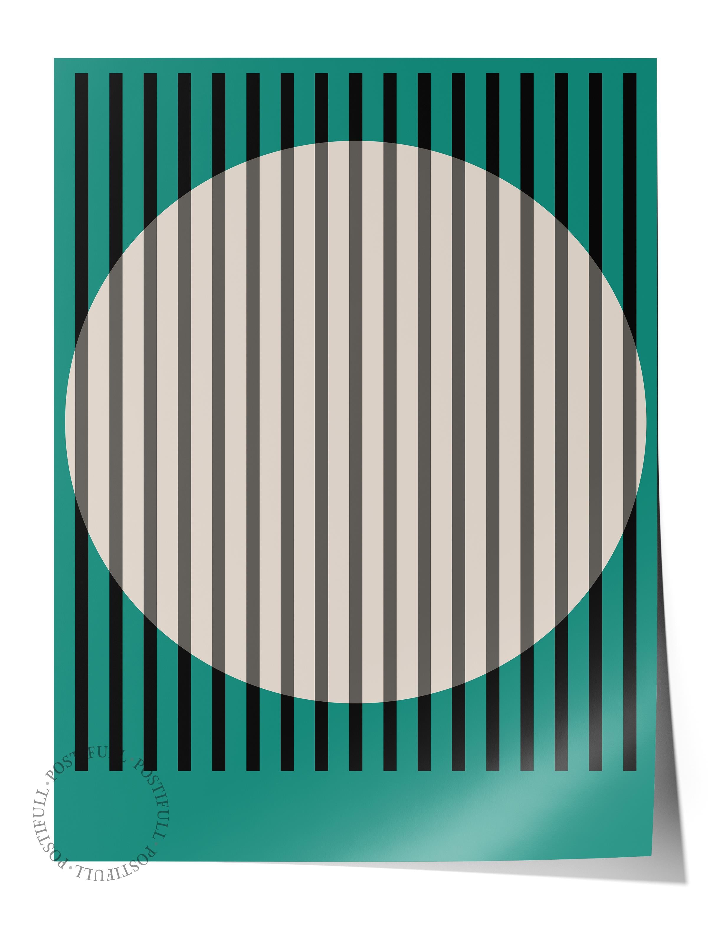 Çerçevesiz Poster, Bauhaus Serisi, Yeşil Duvar Posteri, Duvar Dekoru, HD Baskı, Kalın Arşivsel Sanat Kağıdı