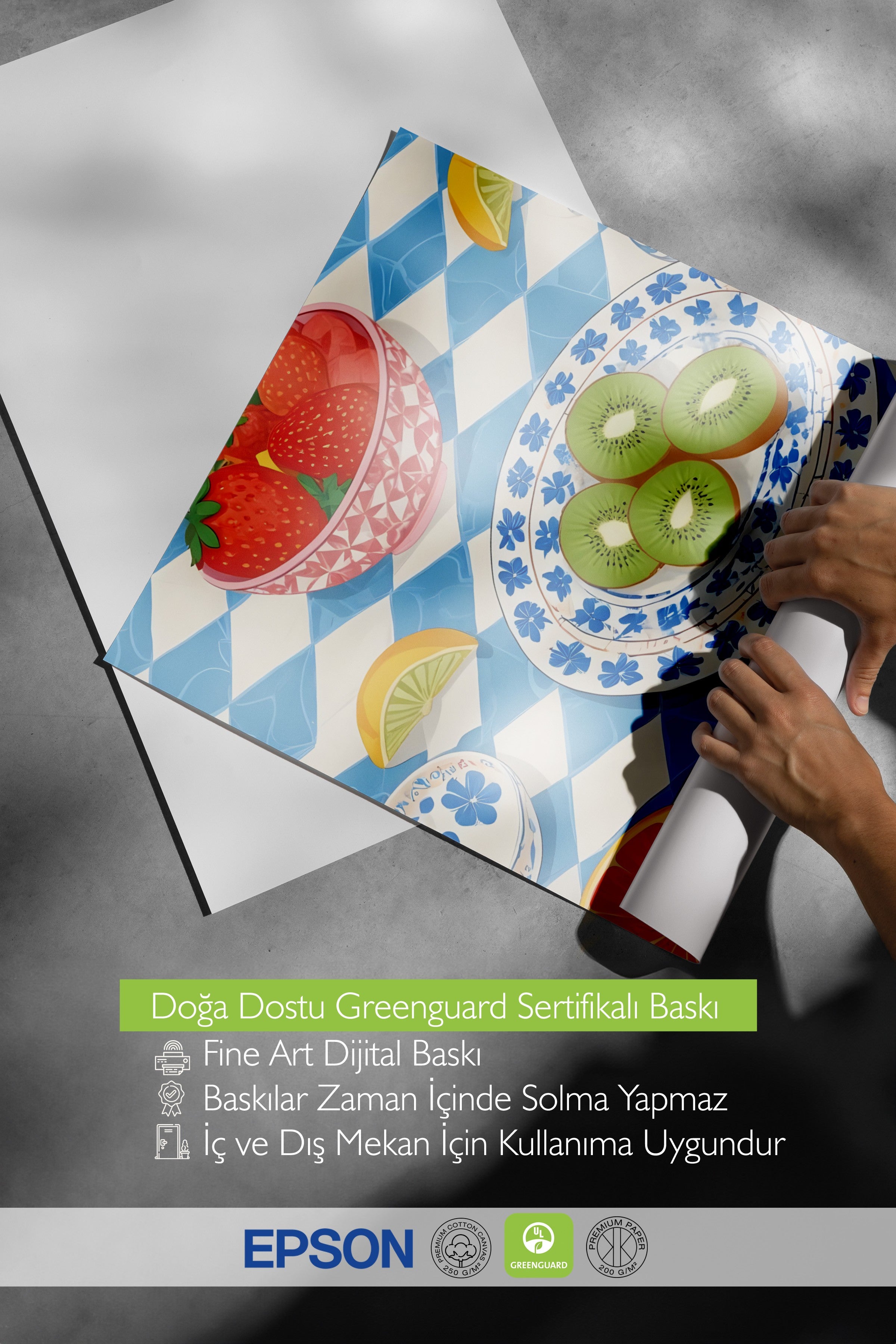 Çerçevesiz Poster, Blushsweat , Comfort Serisi Mutfak Duvar Posteri, NO:109148