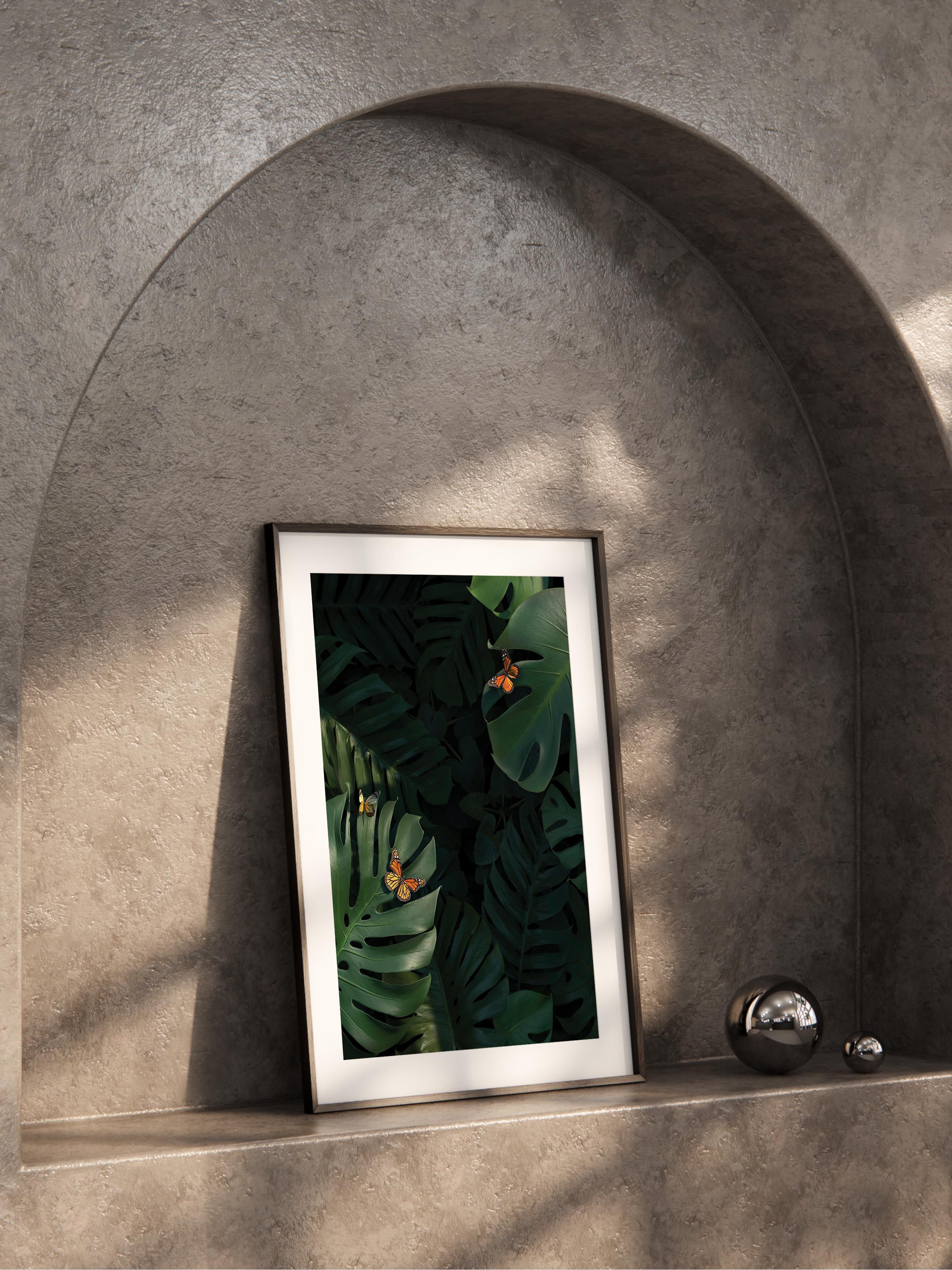 Çerçevesiz Poster, Botanik & Yaprak Tablo No:1, HD Fotoğraf, Salon, Mutfak Duvar Dekoru Poster