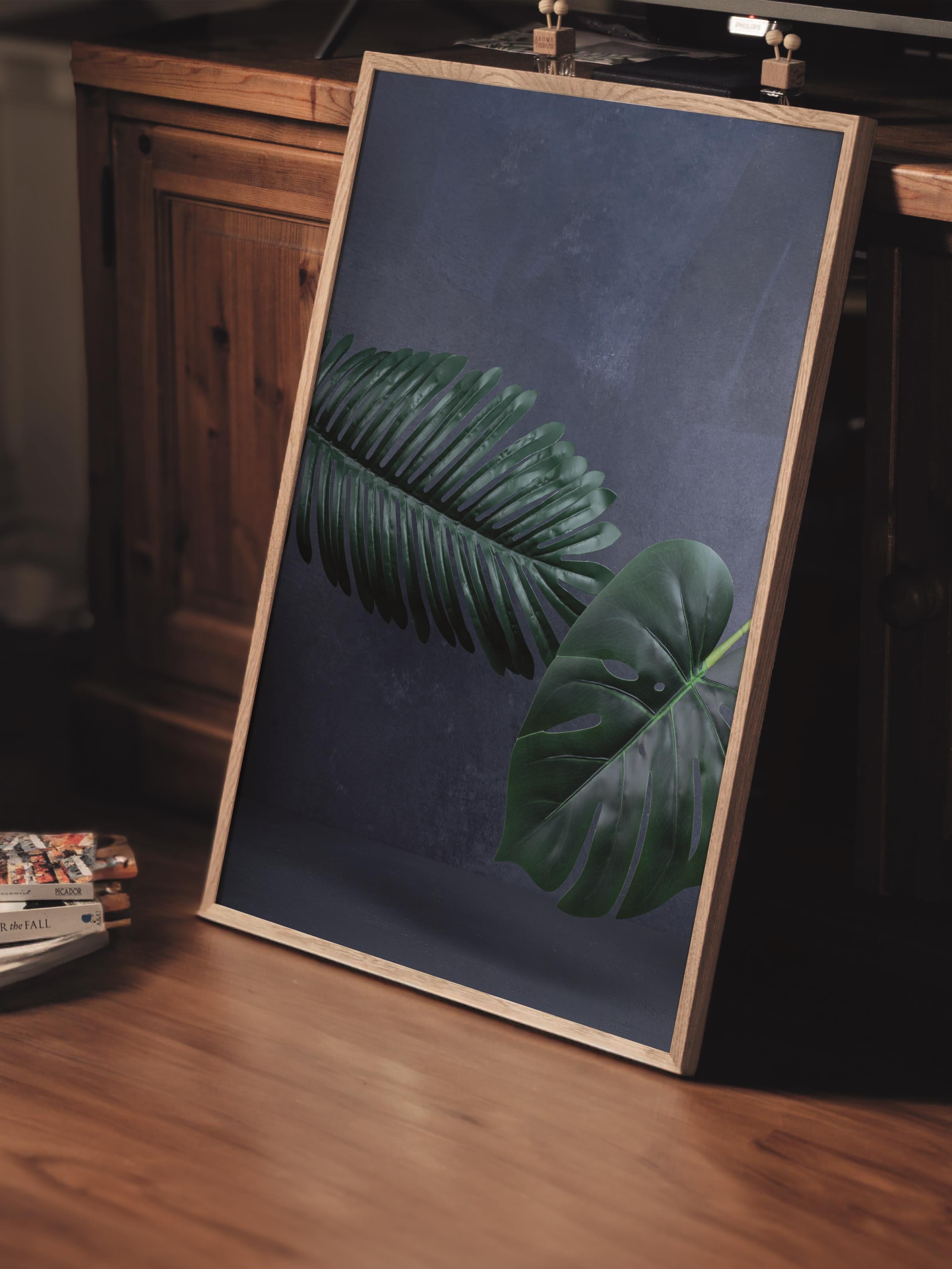 Çerçevesiz Poster, Botanik & Yaprak Tablo No:3, HD Fotoğraf, Salon, Mutfak Duvar Dekoru Poster