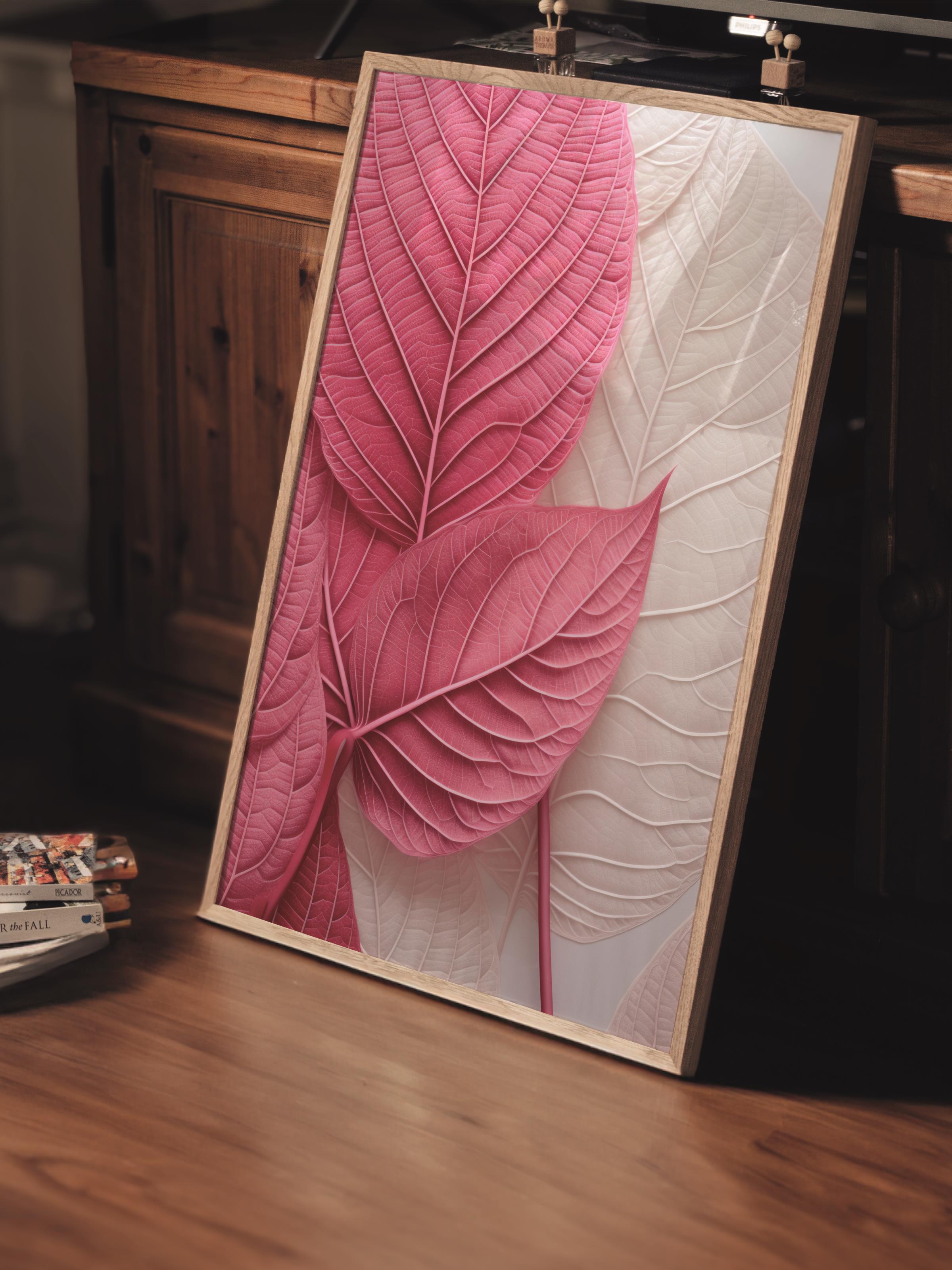 Çerçevesiz Poster, Botanik & Yaprak Tablo No:44, HD Fotoğraf, Salon, Mutfak Duvar Dekoru Poster