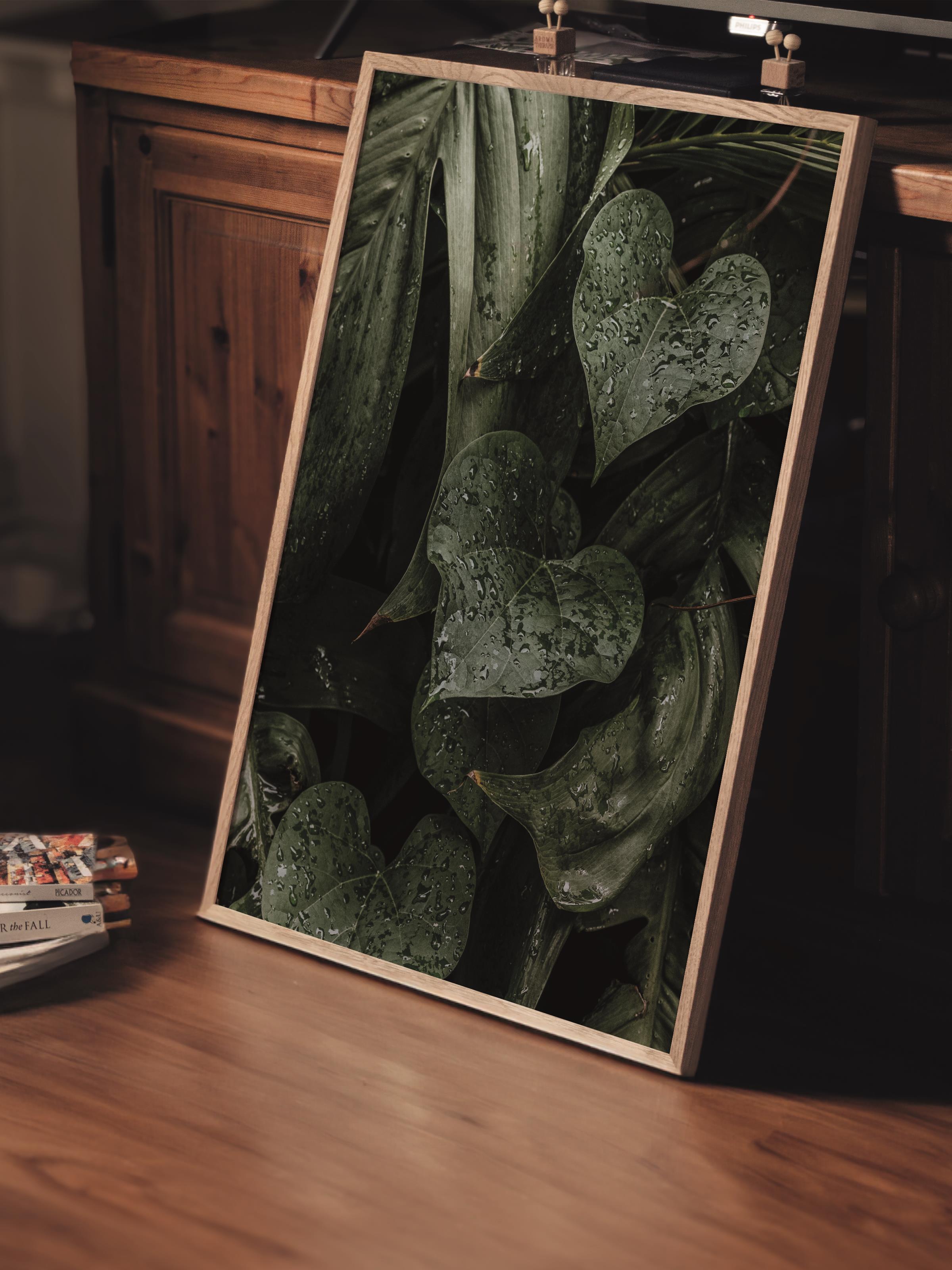 Çerçevesiz Poster, Botanik & Yaprak Tablo No:49, HD Fotoğraf, Salon, Mutfak Duvar Dekoru Poster