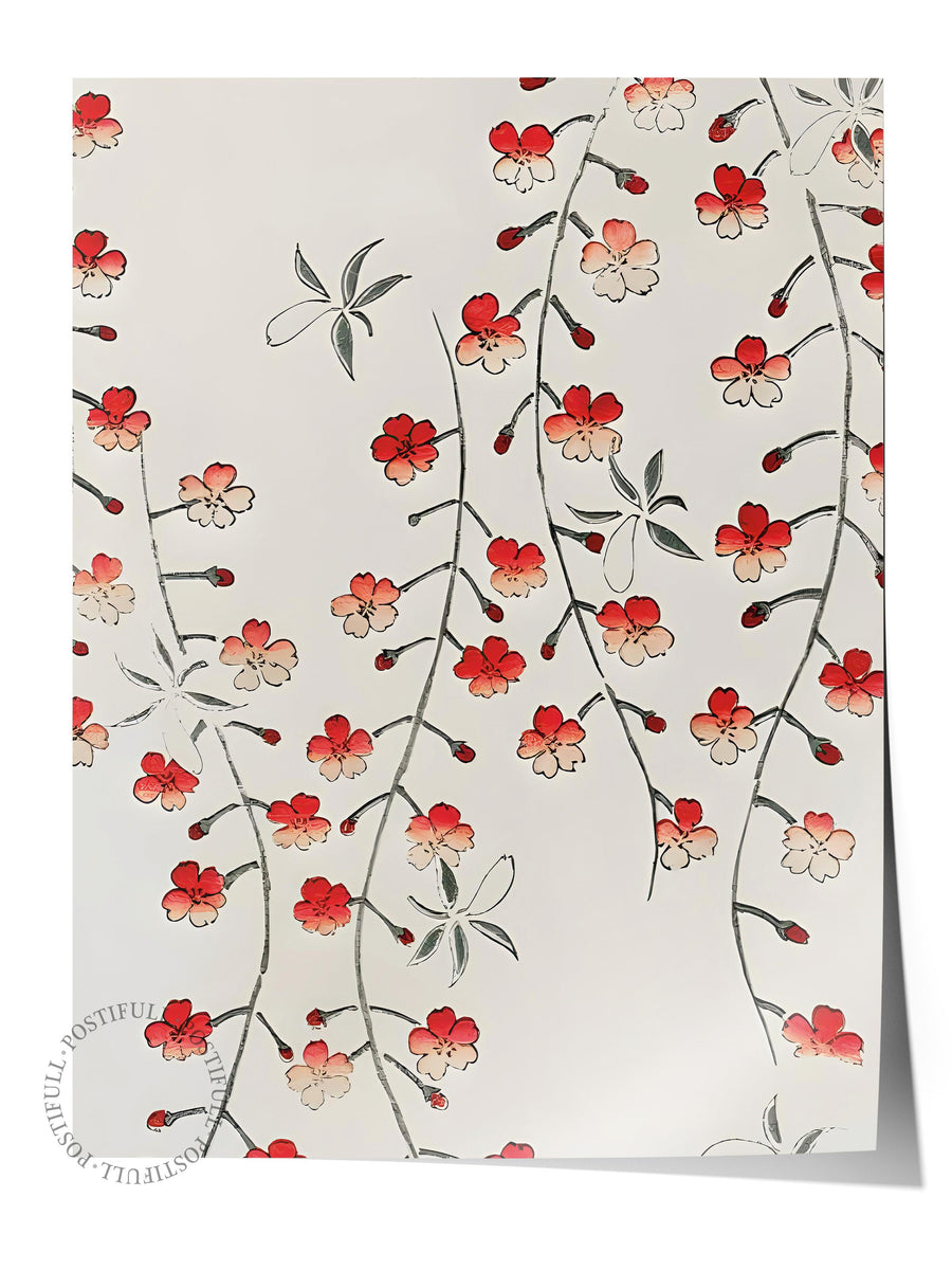 Çerçevesiz Poster, Comfort Serisi, Bijutsu Sekai - Cherry Blossom Poster, NO:108700