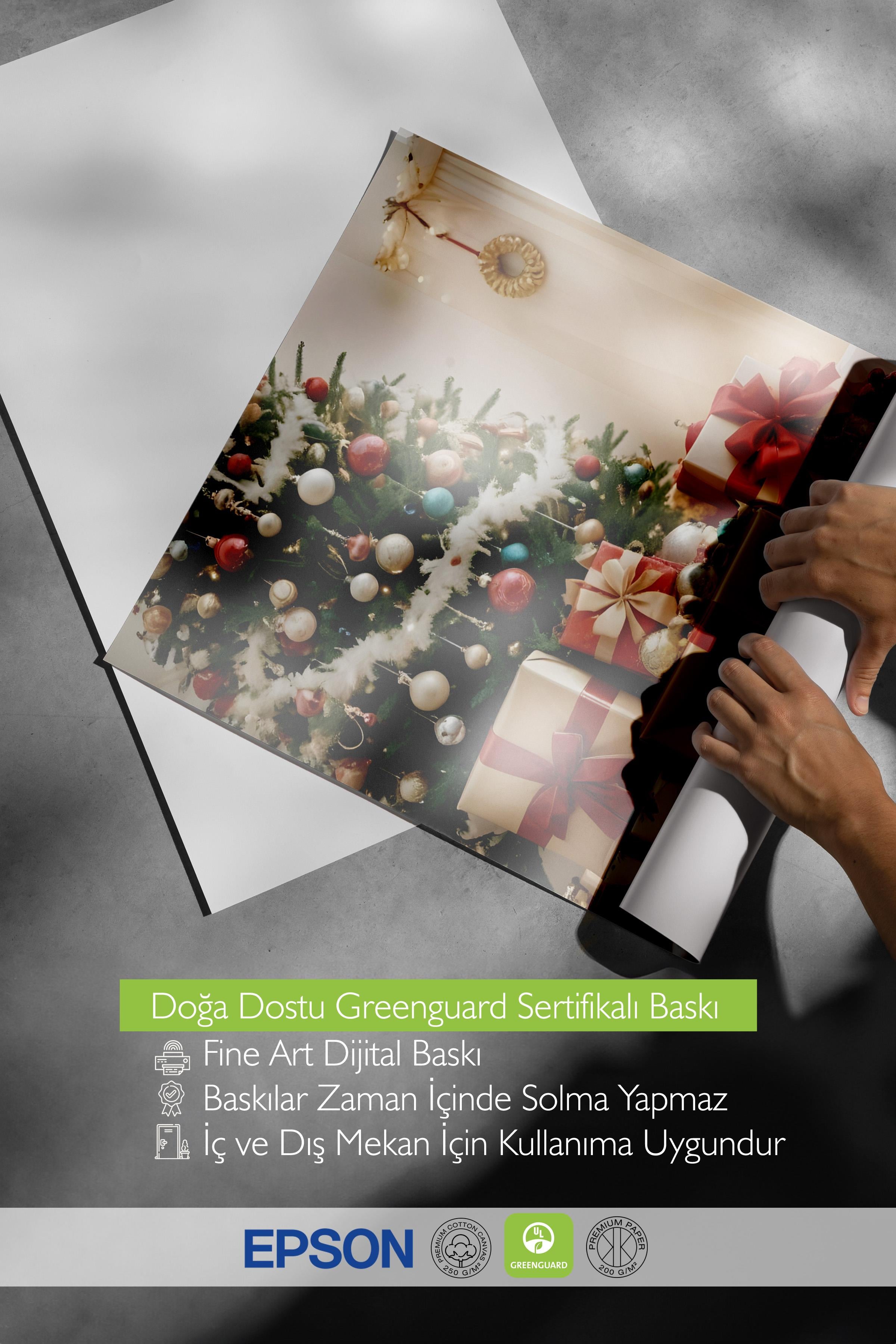 Çerçevesiz Yılbaşı Posteri, Yılbaşı Dekoru, Comfort Serisi, Christmas Gifts Poster, NO:108648