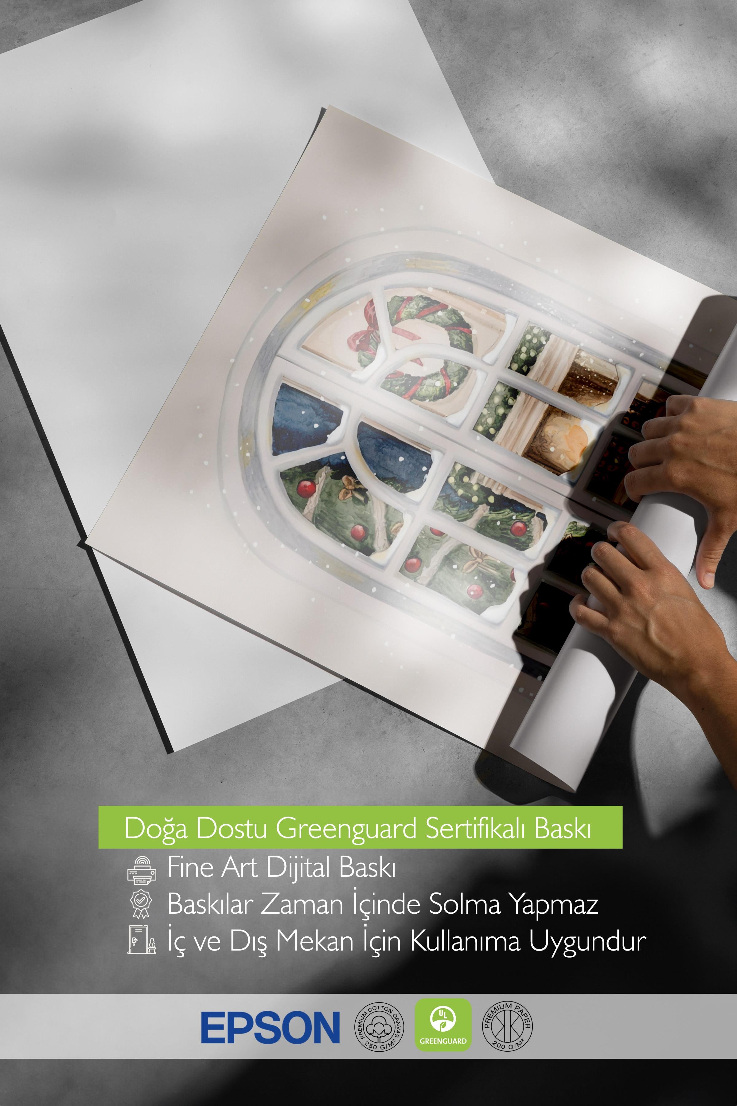 Çerçevesiz Yılbaşı Posteri, Yılbaşı Dekoru, Comfort Serisi, Christmas Inside Poster, NO:108659