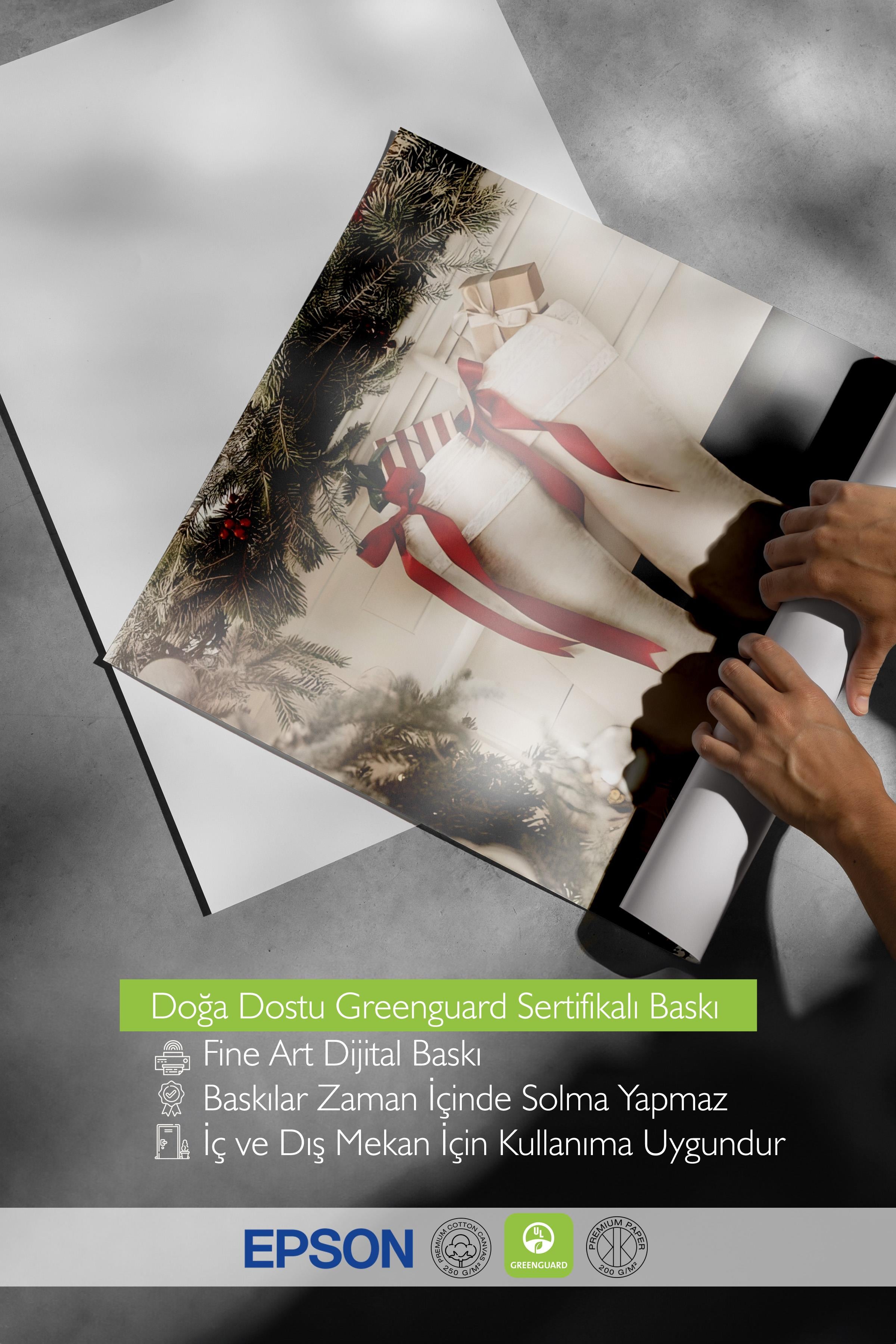 Çerçevesiz Yılbaşı Posteri, Yılbaşı Dekoru, Comfort Serisi, Christmas Stockings Poster, NO:108625