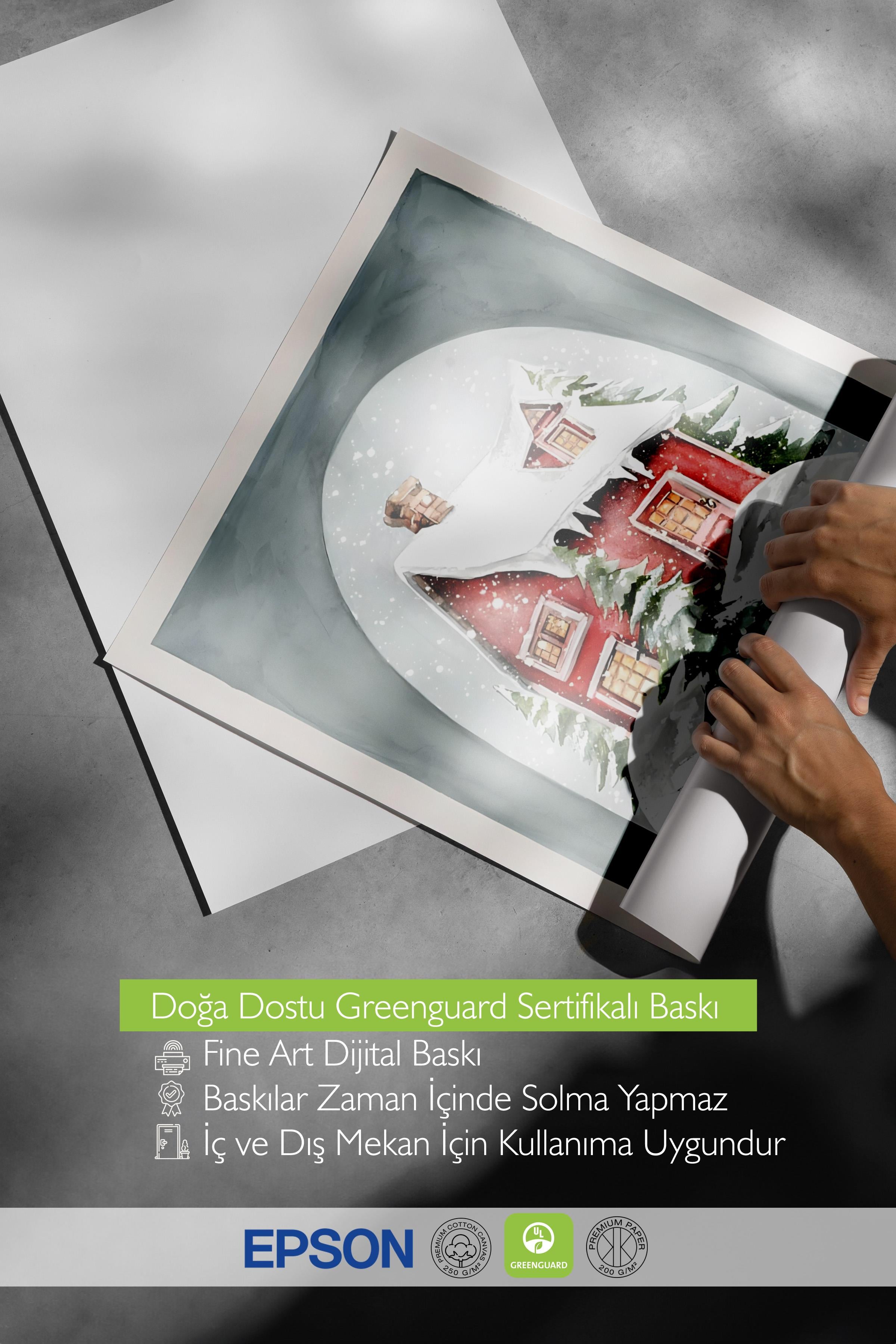 Çerçevesiz Yılbaşı Posteri, Yılbaşı Dekoru, Comfort Serisi, Crystal Ball Poster, NO:108681