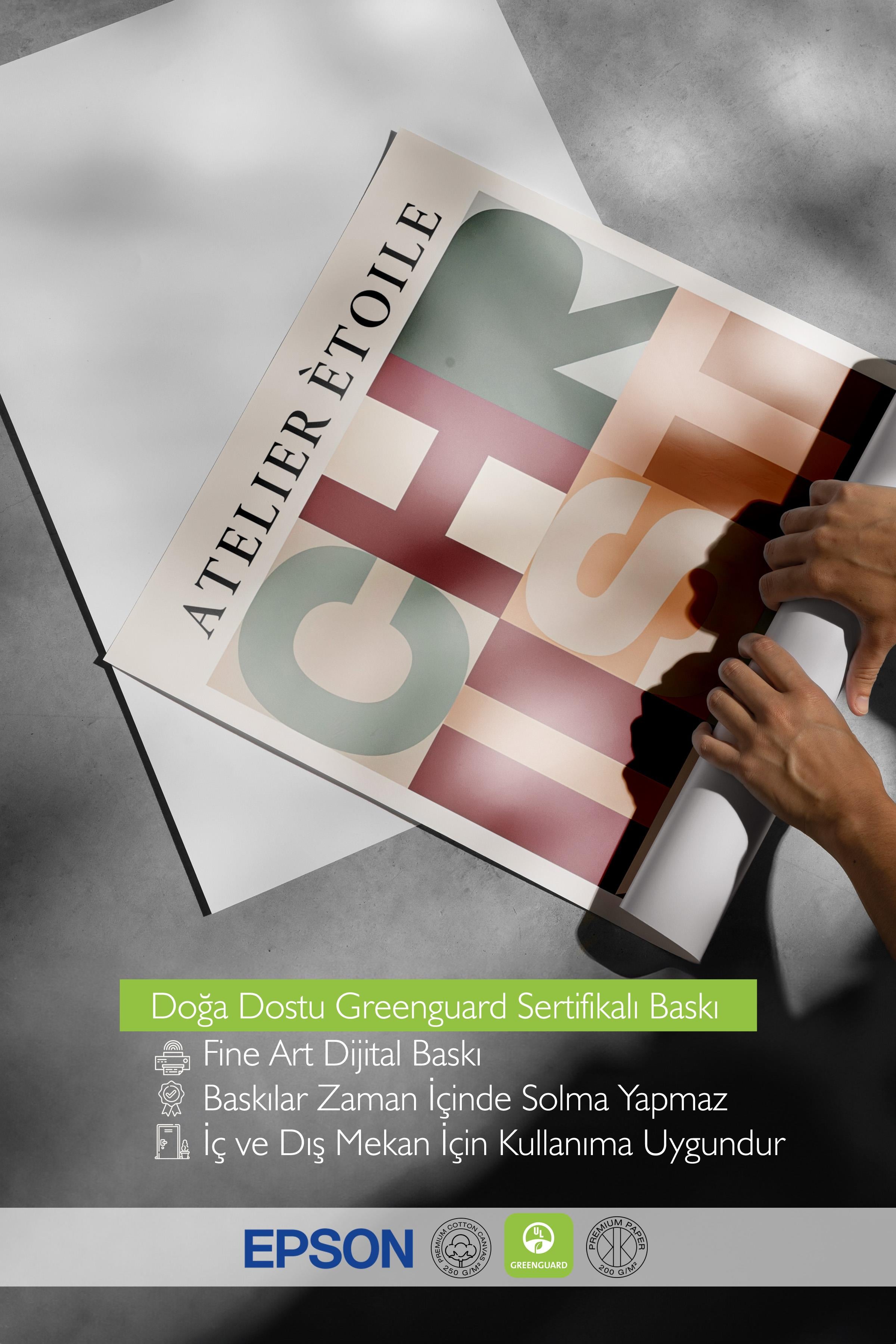 Çerçevesiz Yılbaşı Posteri, Yılbaşı Dekoru, Comfort Serisi, Graphic Christmas Poster, NO:108649