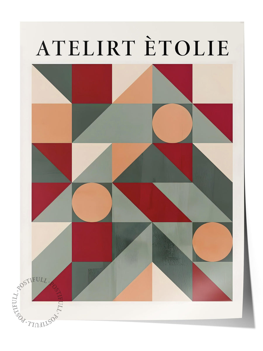 ATELIRT ÈTOLIE Yılbaşı Çerçevesiz Poster