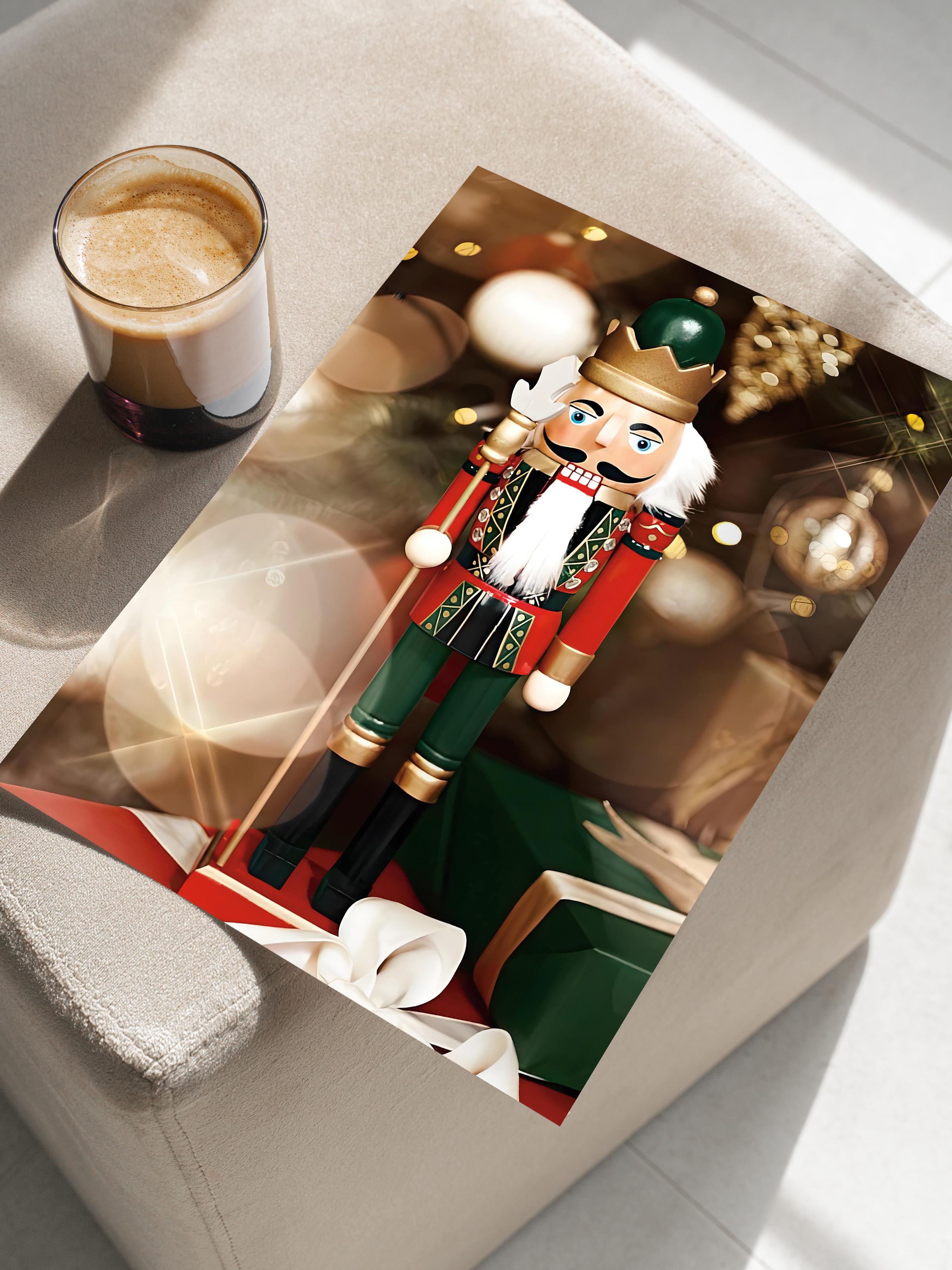 Çerçevesiz Yılbaşı Posteri, Yılbaşı Dekoru, Comfort Serisi, The Nutcracker Poster, NO:108647