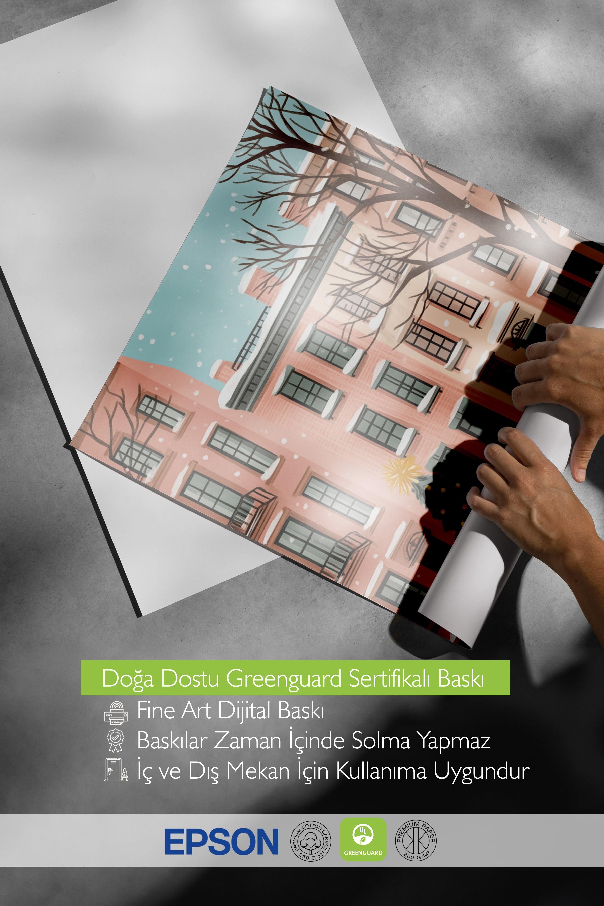 Çerçevesiz Poster, Duvar Posteri, HD Kalite Comfort Serisi, Yılbaşı Poster, NO:108734