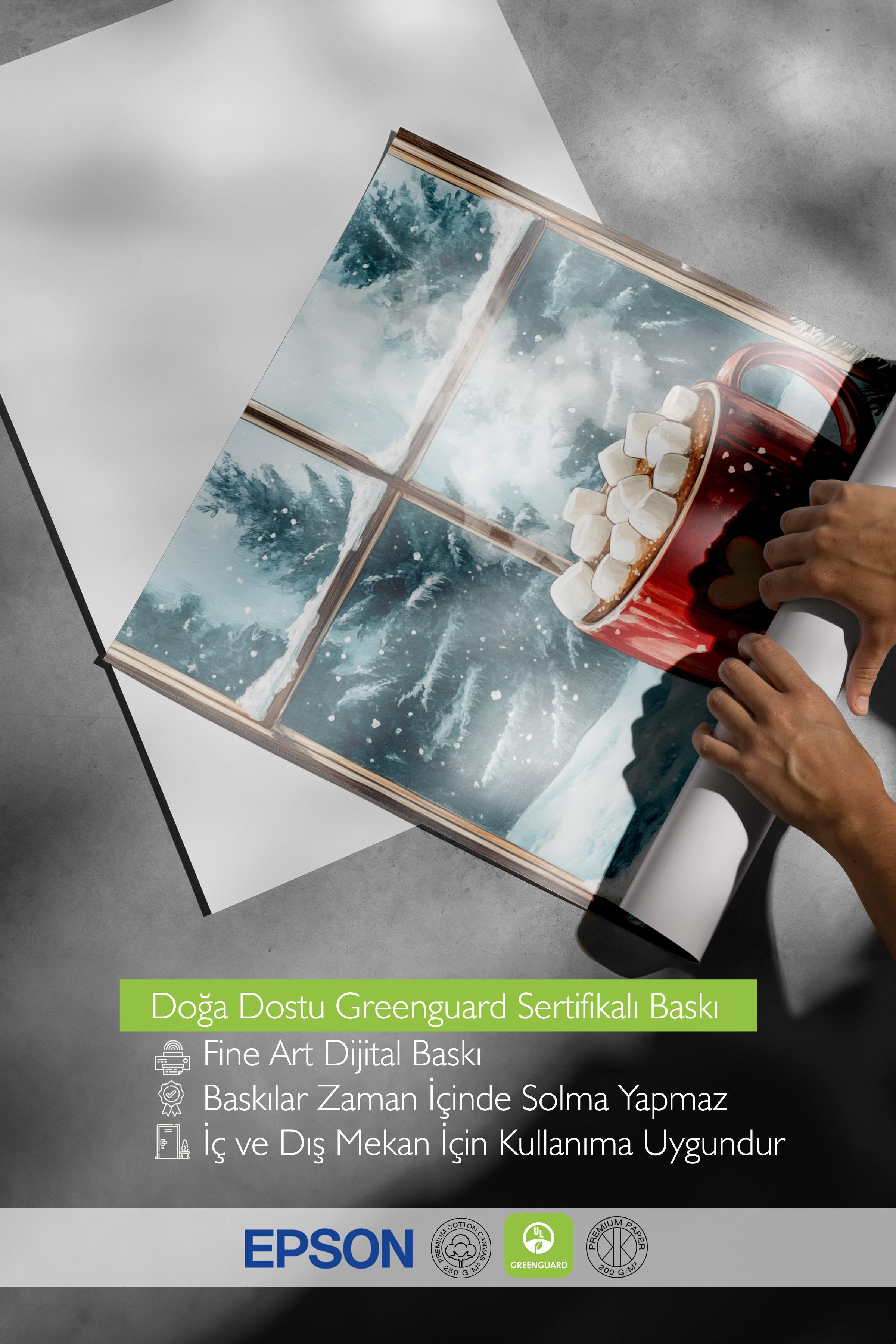 Çerçevesiz Poster, Duvar Posteri, HD Kalite Comfort Serisi, Yılbaşı Poster, NO:108737