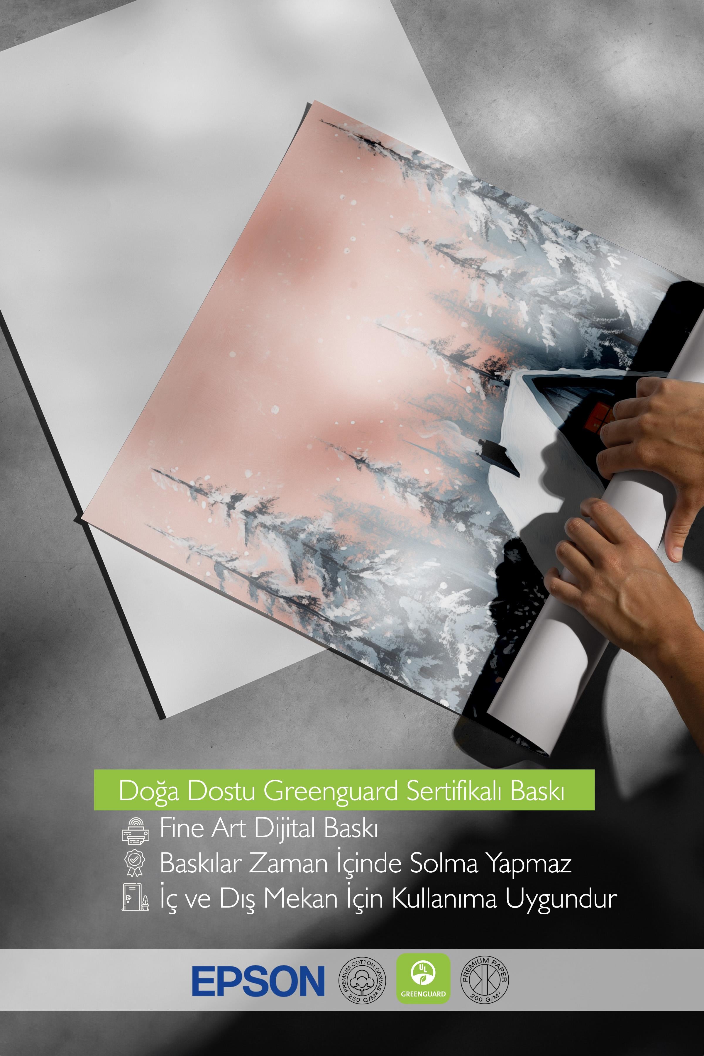 Çerçevesiz Poster, Duvar Posteri, HD Kalite Comfort Serisi, Yılbaşı Poster, NO:108738