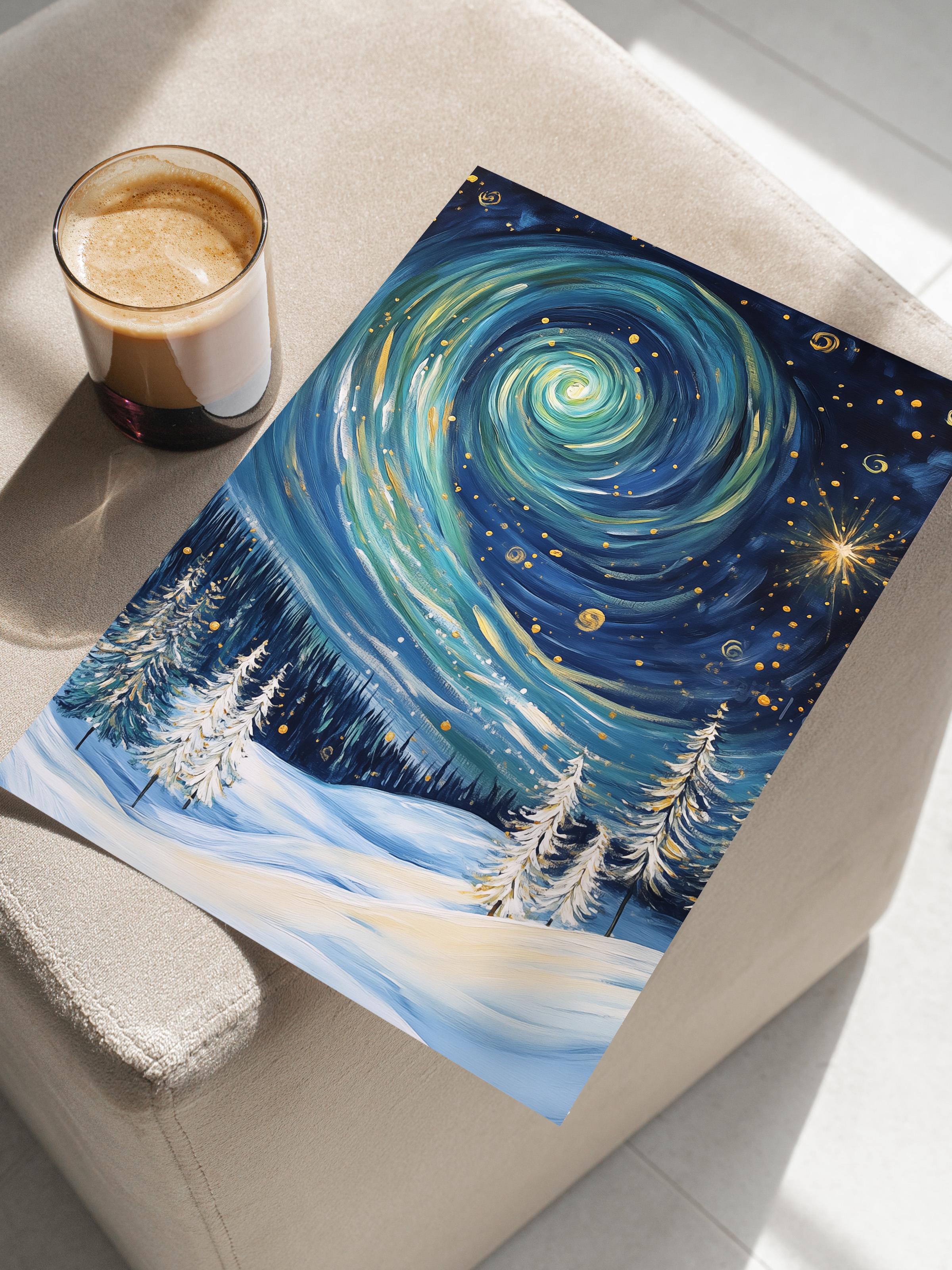 Çerçevesiz Poster, Duvar Posteri, HD Kalite Comfort Serisi, Yılbaşı Poster, NO:108740