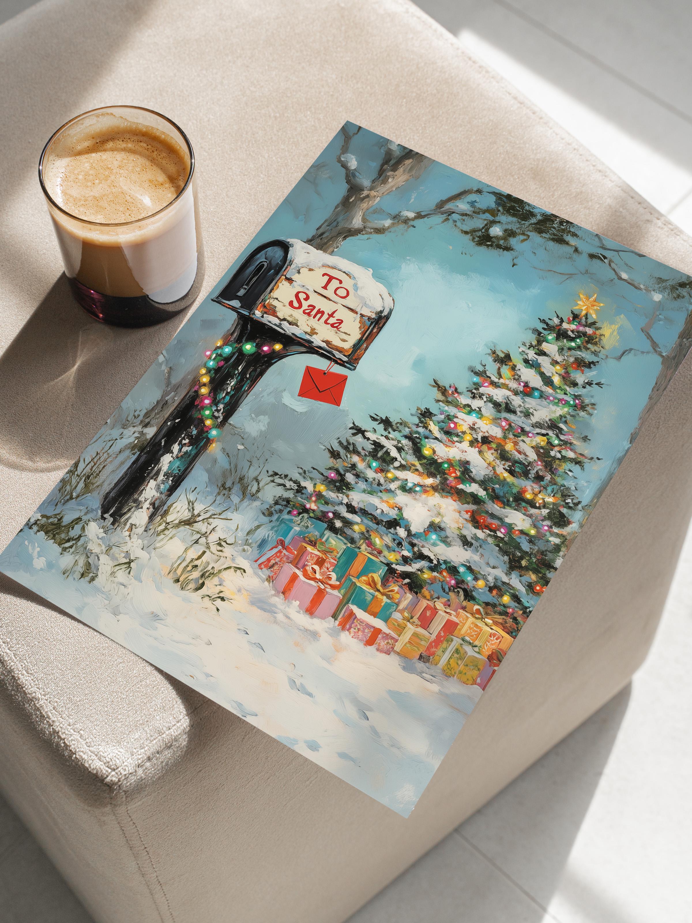 Çerçevesiz Poster, Duvar Posteri, HD Kalite Comfort Serisi, Yılbaşı Poster, NO:108746