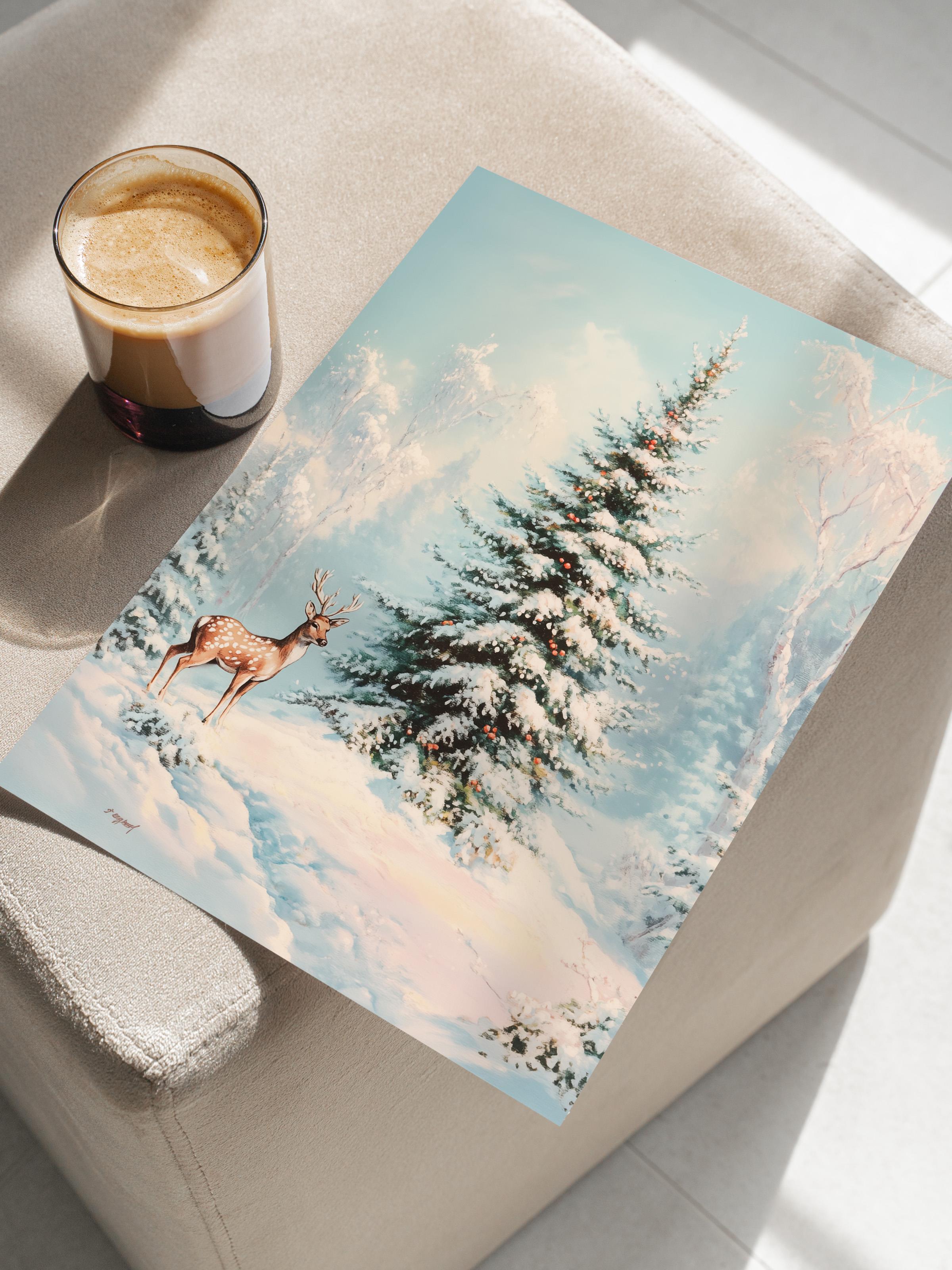 Çerçevesiz Poster, Duvar Posteri, HD Kalite Comfort Serisi, Yılbaşı Poster, NO:108747