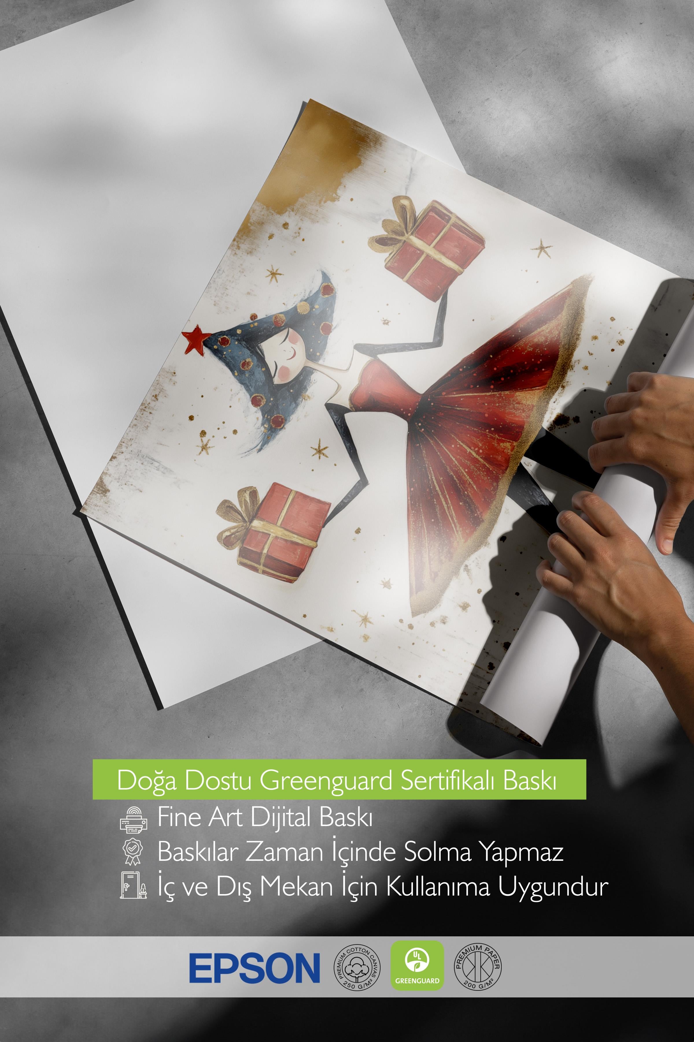 Çerçevesiz Poster, Duvar Posteri, HD Kalite Comfort Serisi, Yılbaşı Poster, NO:108748