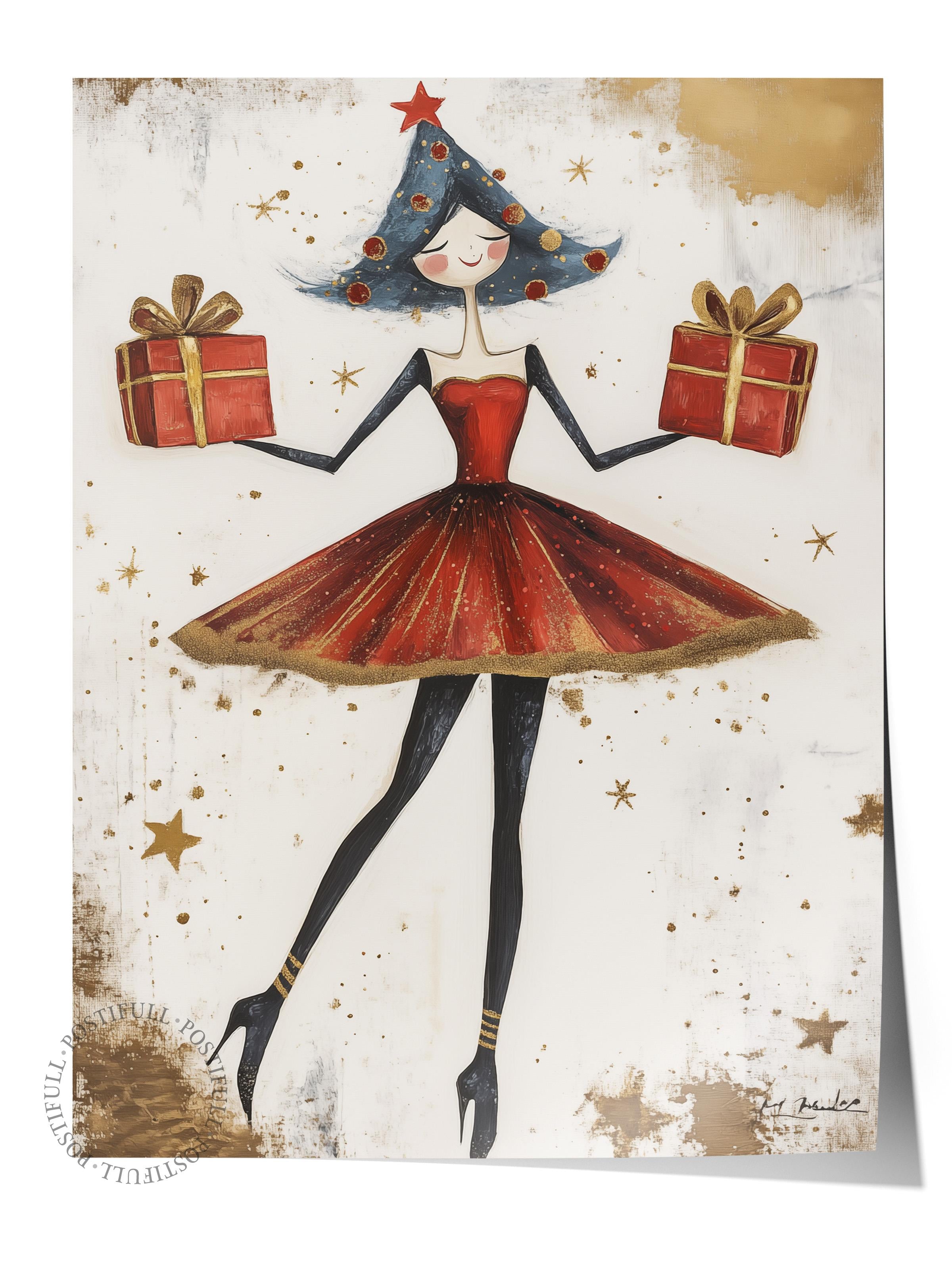 Çerçevesiz Poster, Duvar Posteri, HD Kalite Comfort Serisi, Yılbaşı Poster, NO:108748