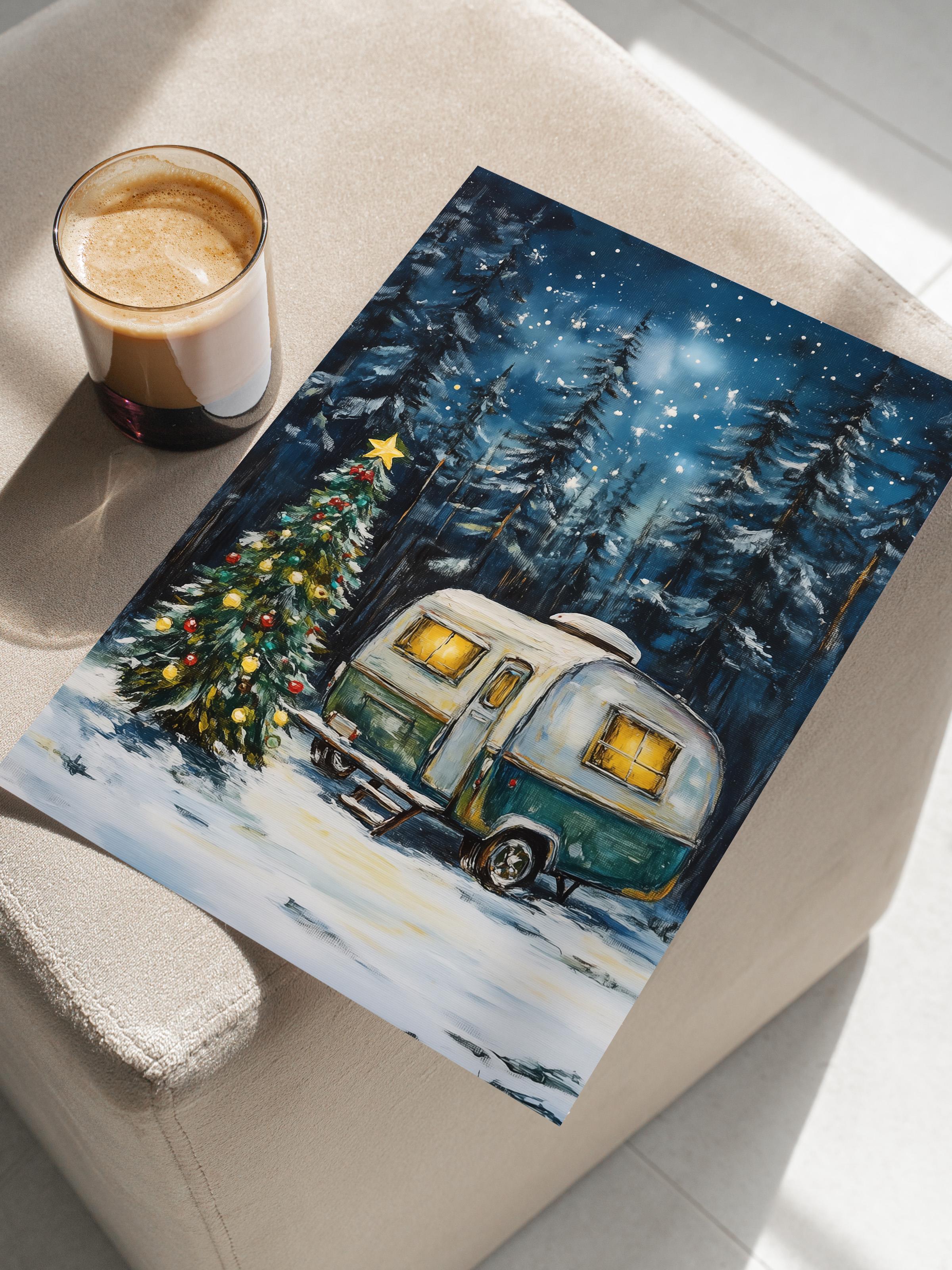 Çerçevesiz Poster, Duvar Posteri, HD Kalite Comfort Serisi, Yılbaşı Poster, NO:108752