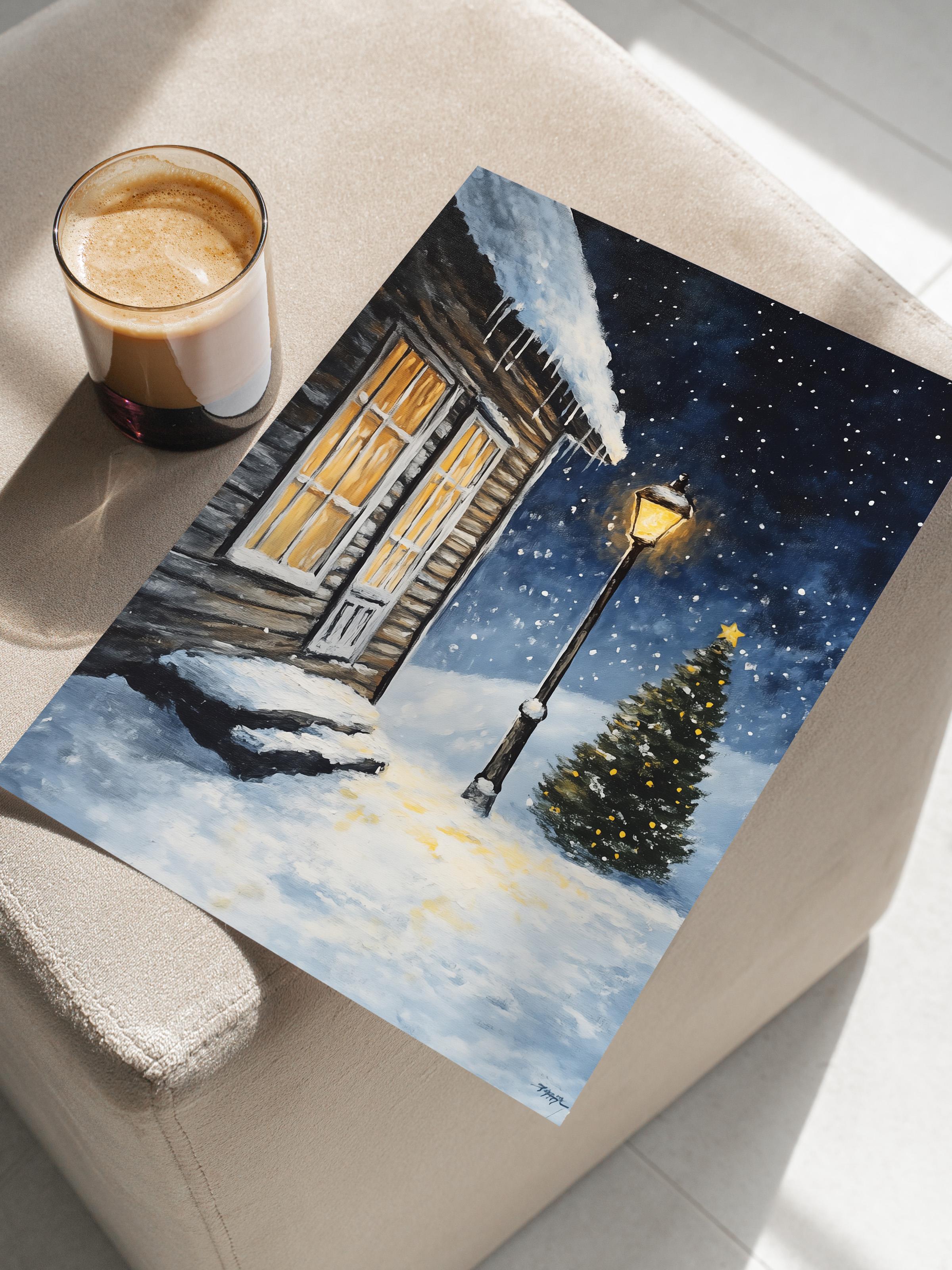 Çerçevesiz Poster, Duvar Posteri, HD Kalite Comfort Serisi, Yılbaşı Poster, NO:108754