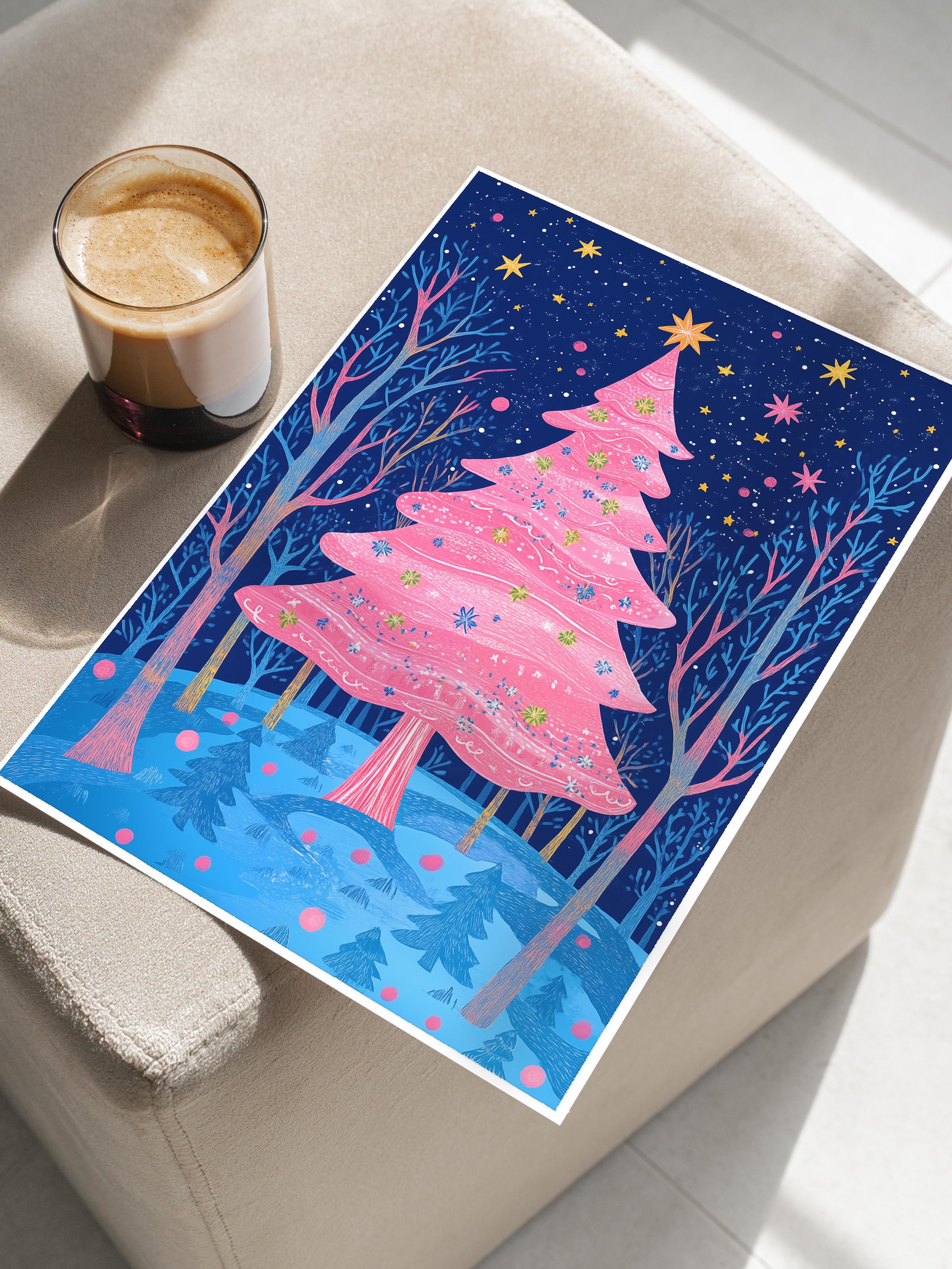 Çerçevesiz Poster, Duvar Posteri, HD Kalite Comfort Serisi, Yılbaşı Poster, NO:108755