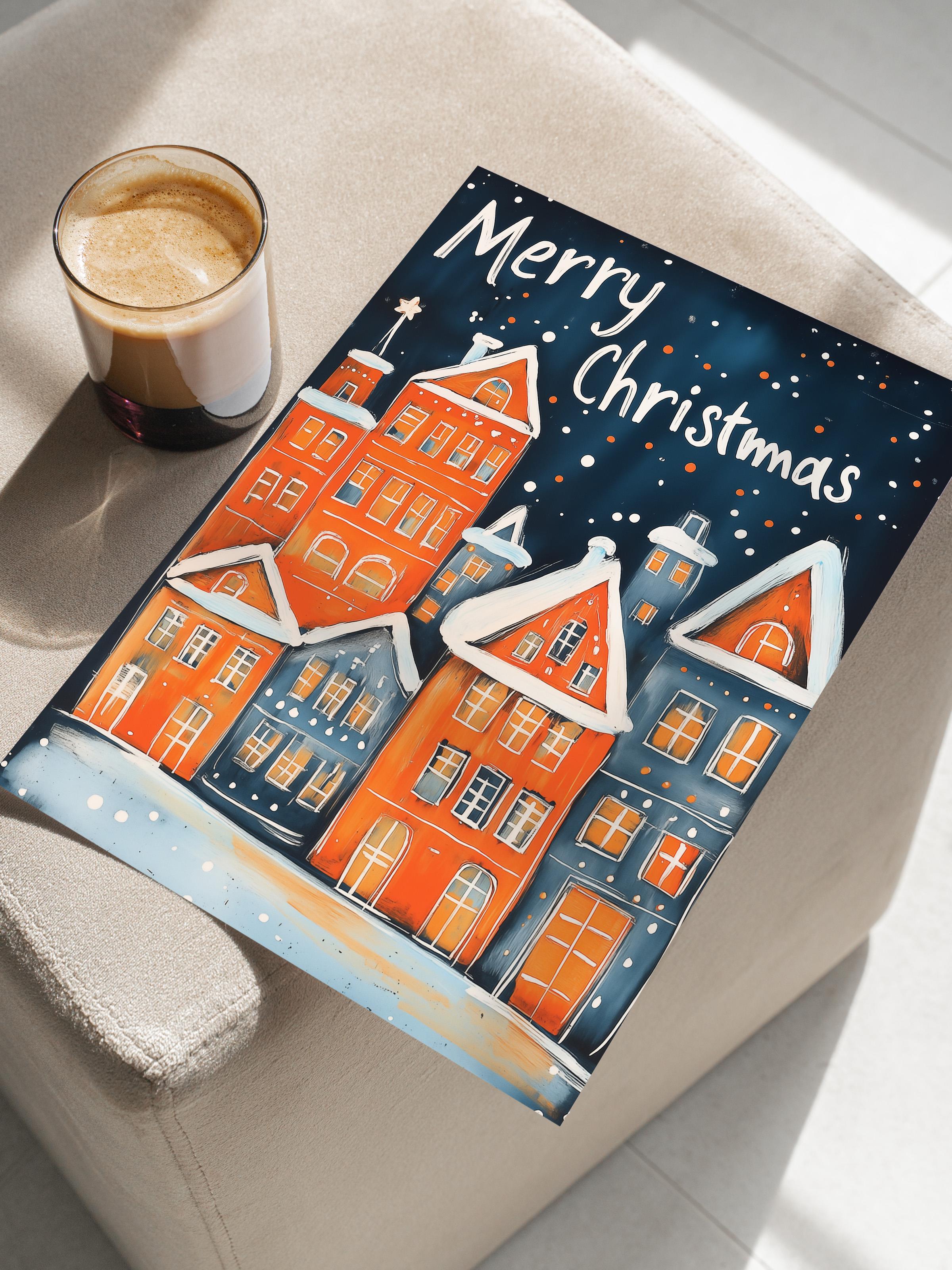 Çerçevesiz Poster, Duvar Posteri, HD Kalite Comfort Serisi, Yılbaşı Poster, NO:108756