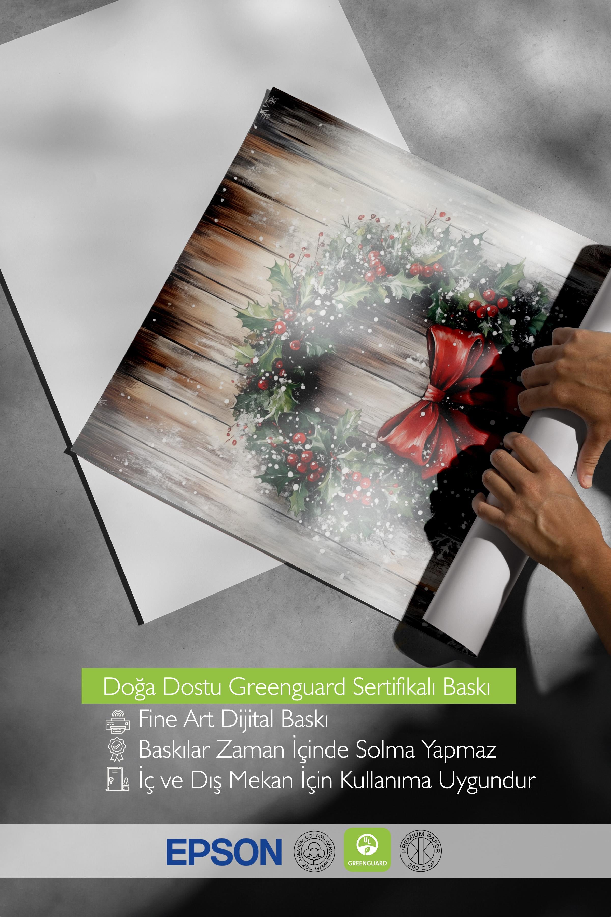 Çerçevesiz Poster, Duvar Posteri, HD Kalite Comfort Serisi, Yılbaşı Poster, NO:108761