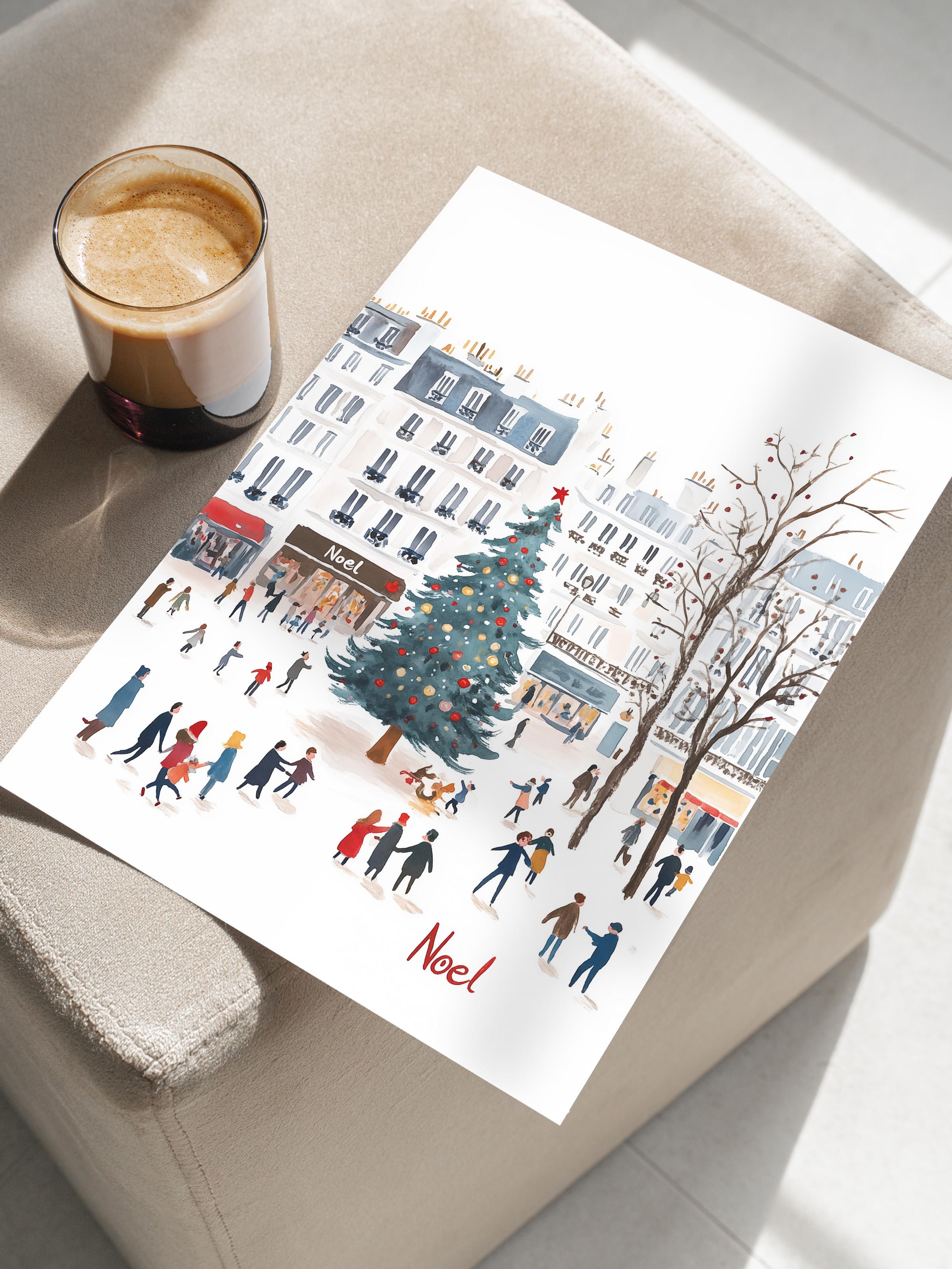 Çerçevesiz Poster, Duvar Posteri, HD Kalite Comfort Serisi, Yılbaşı Poster, NO:108762