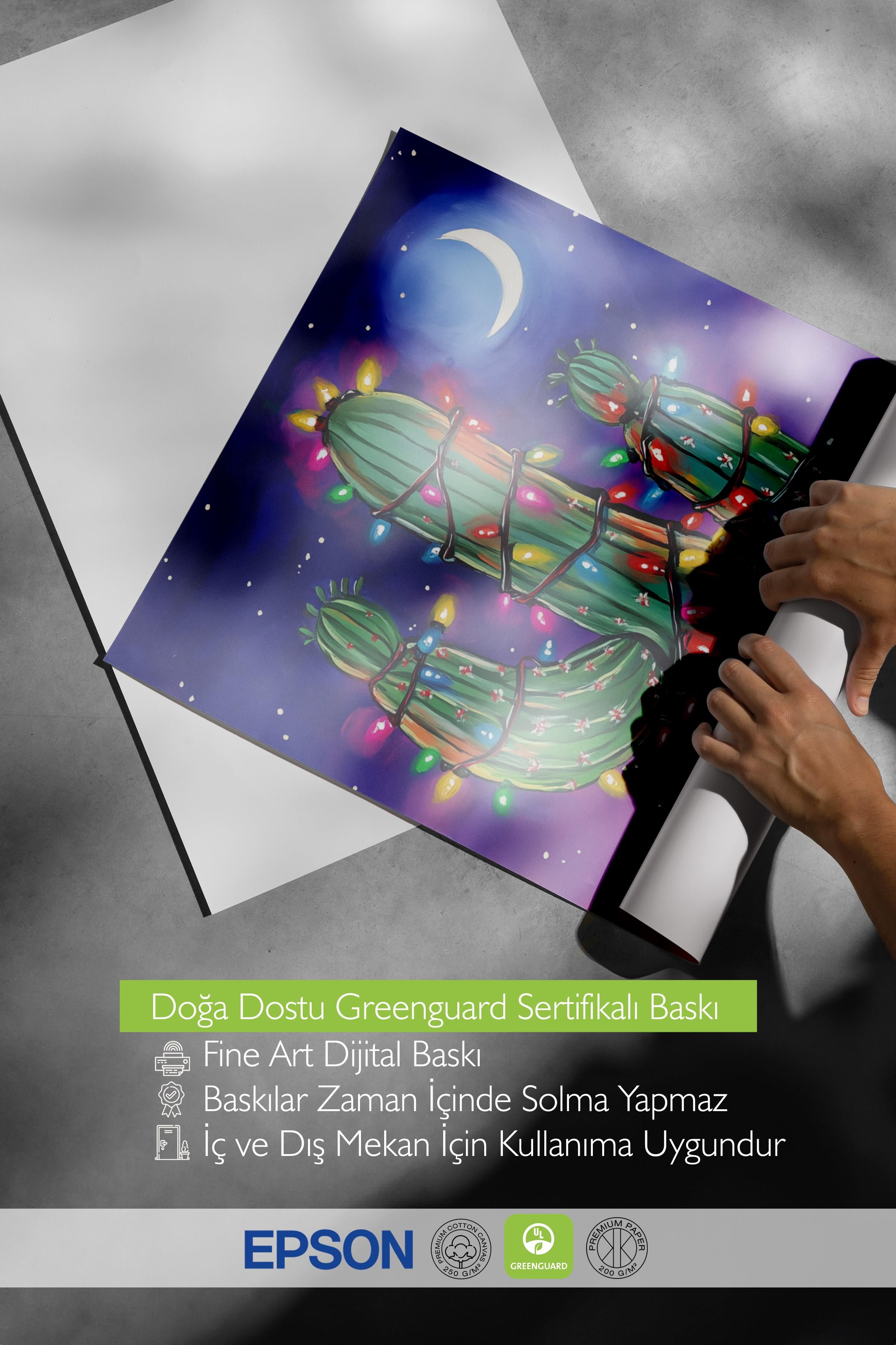 Çerçevesiz Poster, Duvar Posteri, HD Kalite Comfort Serisi, Yılbaşı Poster, NO:108765