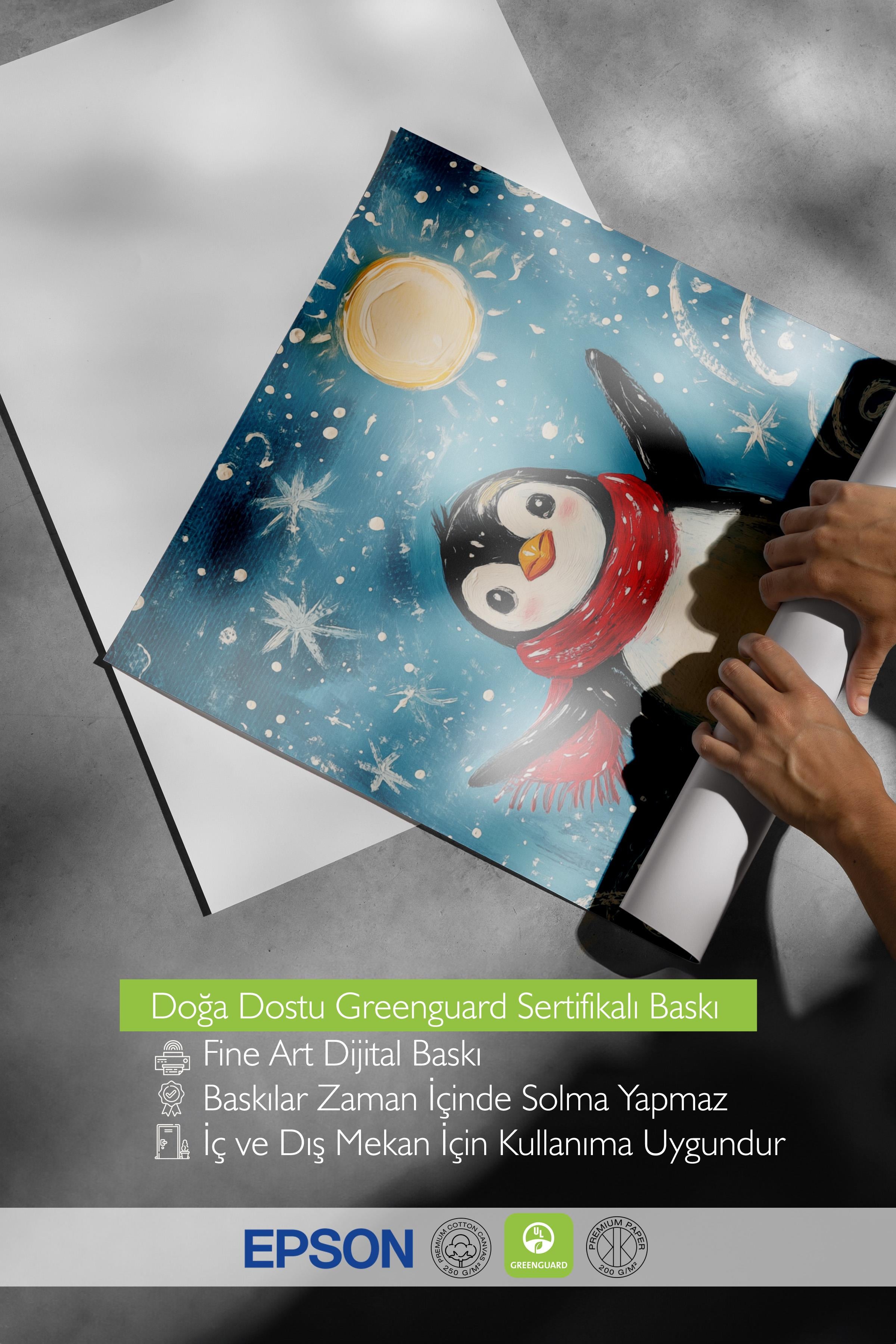 Çerçevesiz Poster, Duvar Posteri, HD Kalite Comfort Serisi, Yılbaşı Poster, NO:108767