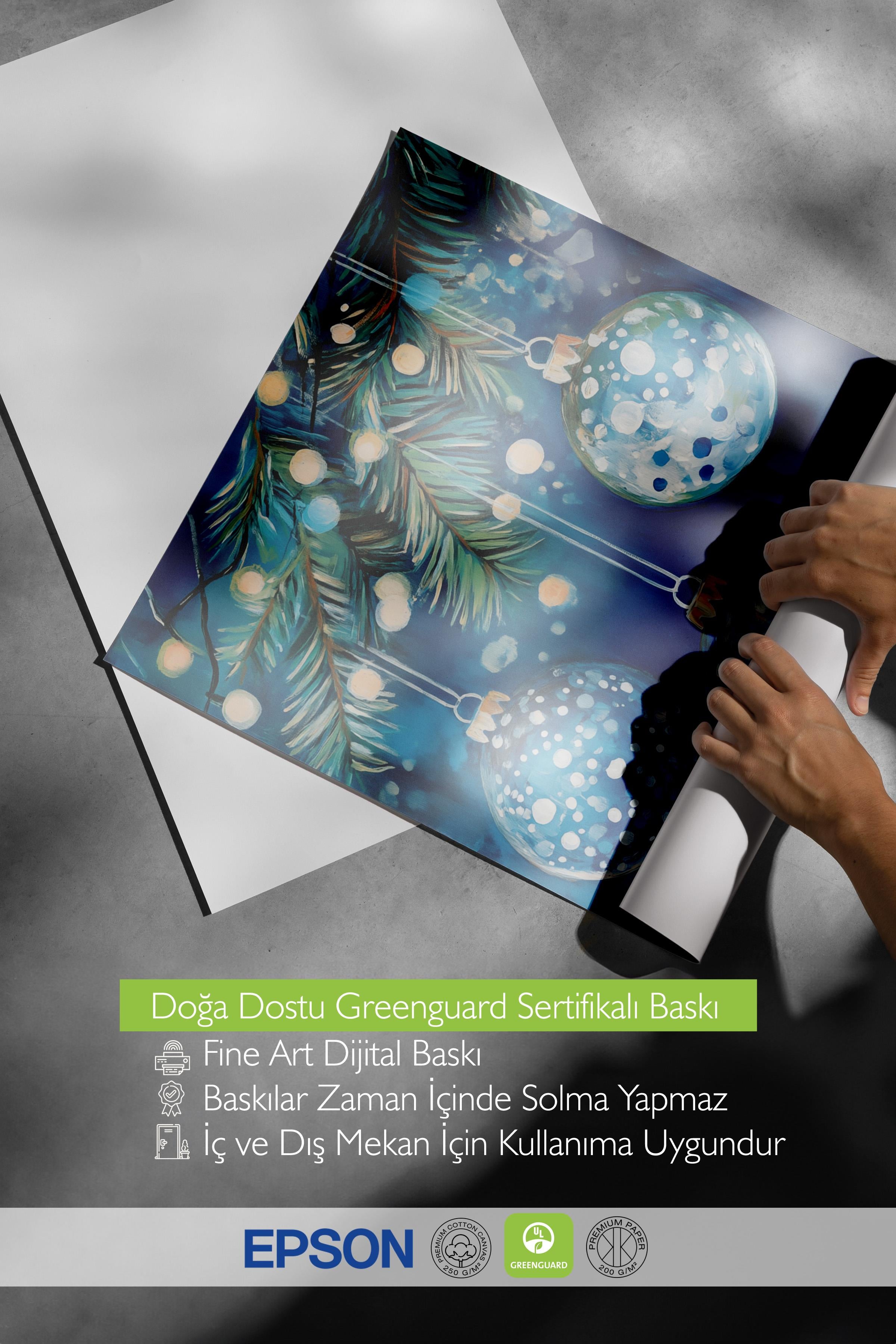 Çerçevesiz Poster, Duvar Posteri, HD Kalite Comfort Serisi, Yılbaşı Poster, NO:108768